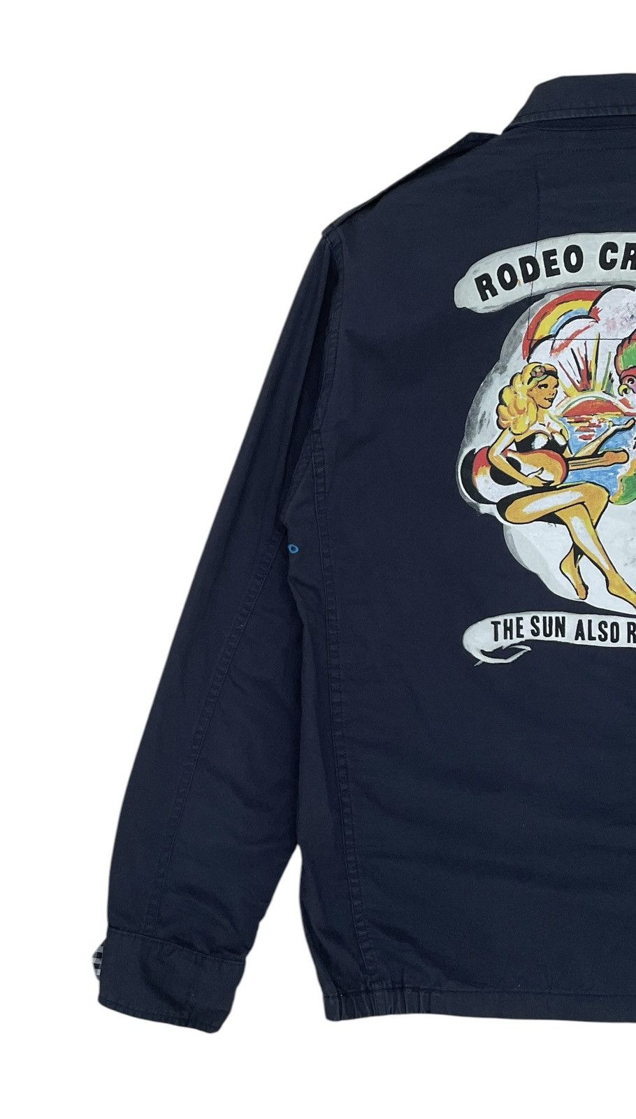 Japanese Brand × Vintage Vintage Japanese Brand Rodeo Crowns M-65 Jacket 1990s Size US L / EU 52-54 / 3 - 3 Thumbnail