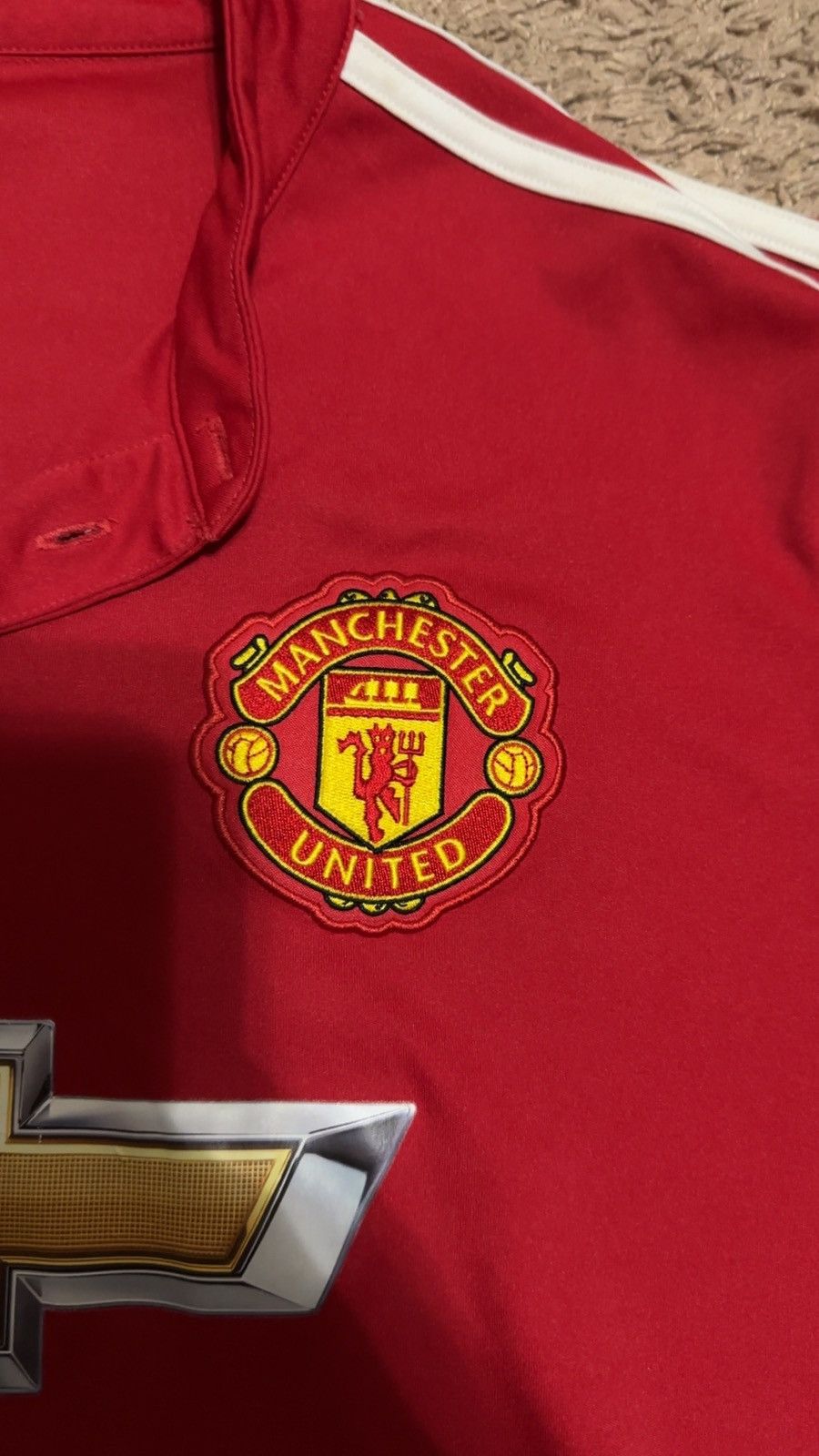 Adidas 2017/2018 Adidas Red Manchester United jersey size large Size US L / EU 52-54 / 3 - 4 Thumbnail