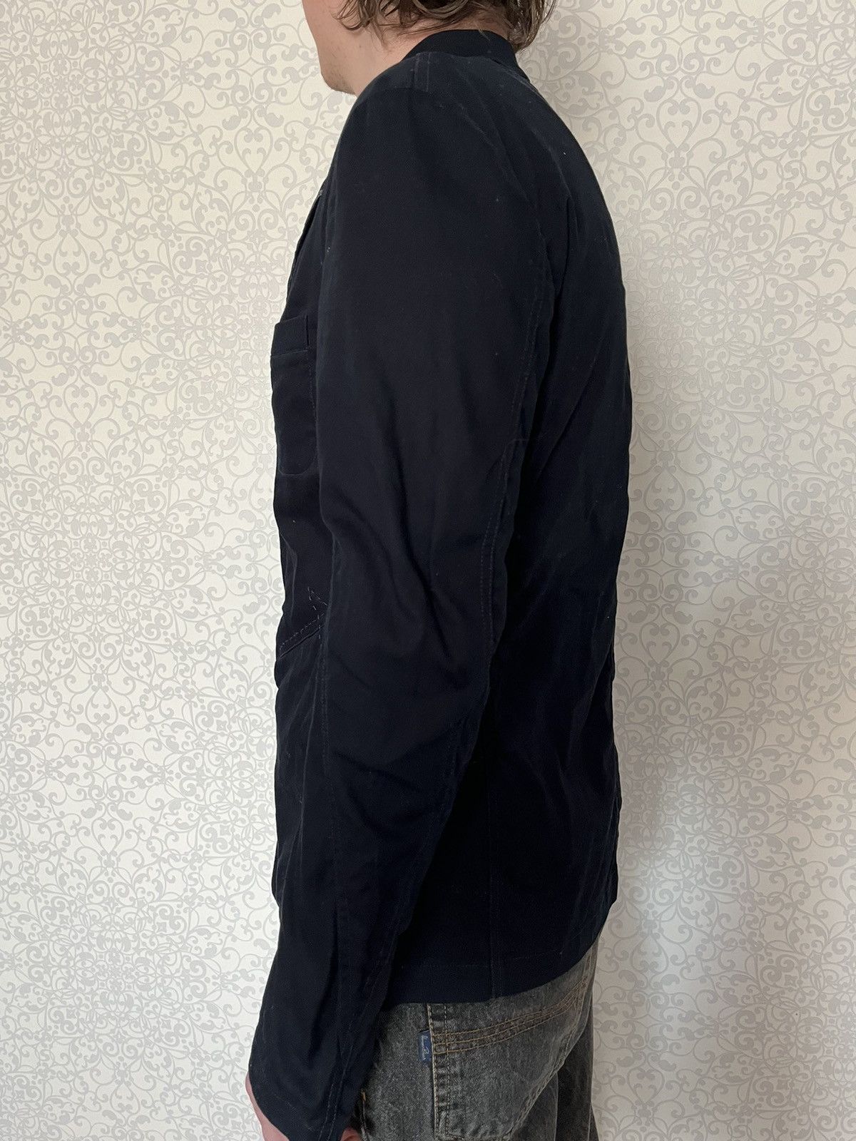 Marithe + Francois Girbaud Le Casual De Marithe Francois Girbaud HBT Men Navy Blazer Size US XL / EU 56 / 4 - 10 Thumbnail