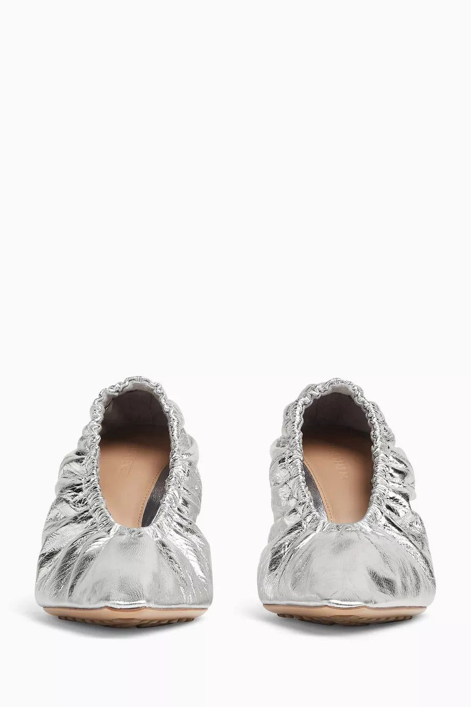 Bottega Veneta o1y0725 Spool Heel Pumps in Silver Size US 5 / IT 35 - 2 Thumbnail