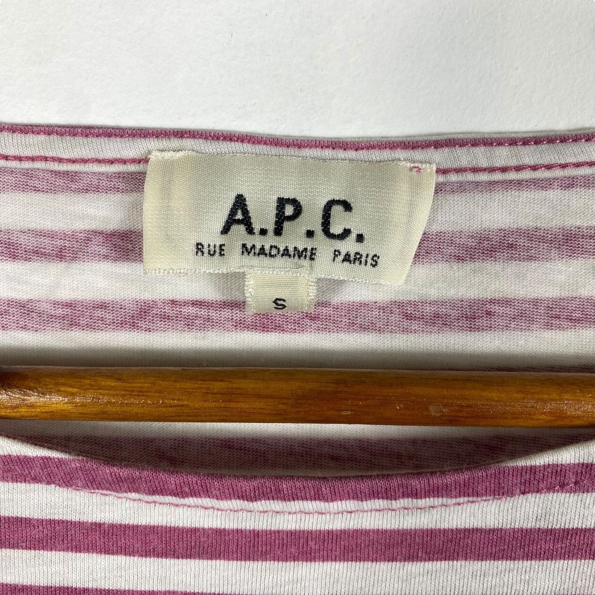 A.P.C. A.P.C. Japan Striped Women Long Sleeve Tee Shirt Small Size Size S / US 4 / IT 40 - 4 Thumbnail