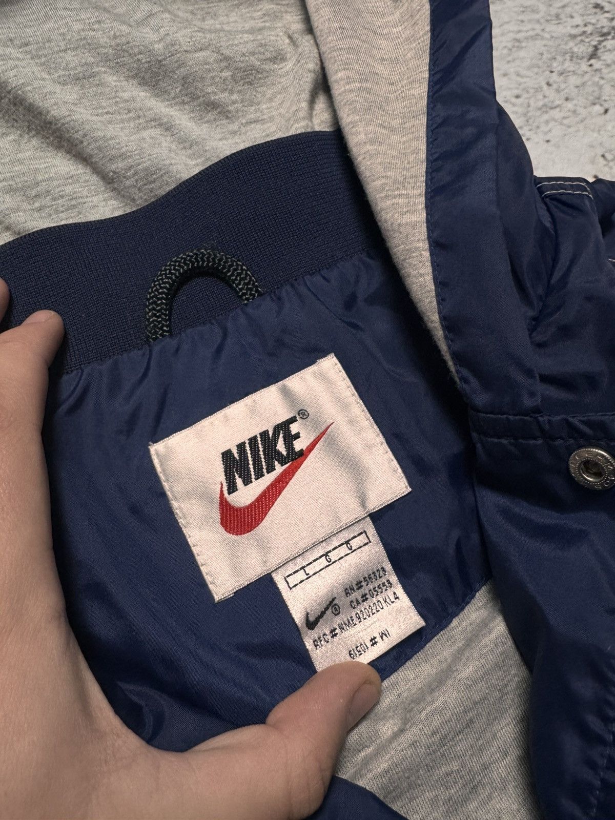 Nike × Nike ACG NIKE VINTAGE DOUBLE LOGO OVERSIZE NYLON LIGHT JACKET Size US L / EU 52-54 / 3 - 6 Thumbnail