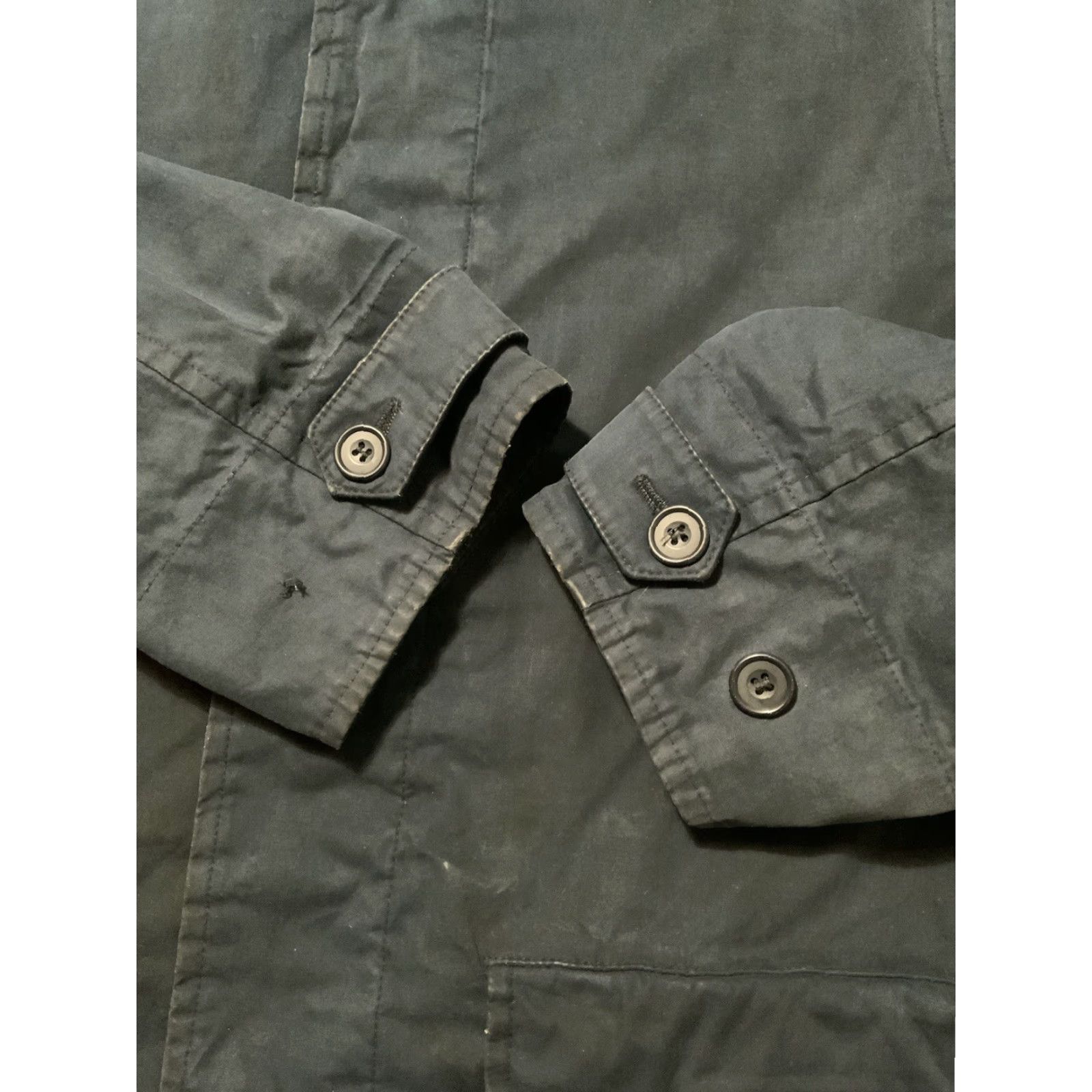 Hackett HACKETT LONDON Navy Blue Cotton Officers Field Military Button Front Jacket Sz.M Men Jacket Size US M / EU 48-50 / 2 - 6 Thumbnail