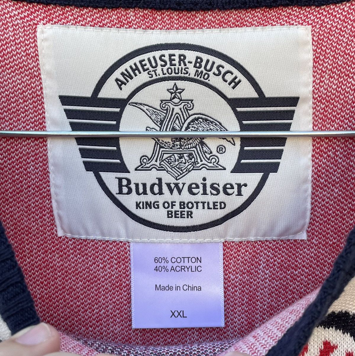 Budweiser Anheuser Busch Budweiser Sweater Official Branded Size XXL Size US XXL / EU 58 / 5 - 2 Thumbnail
