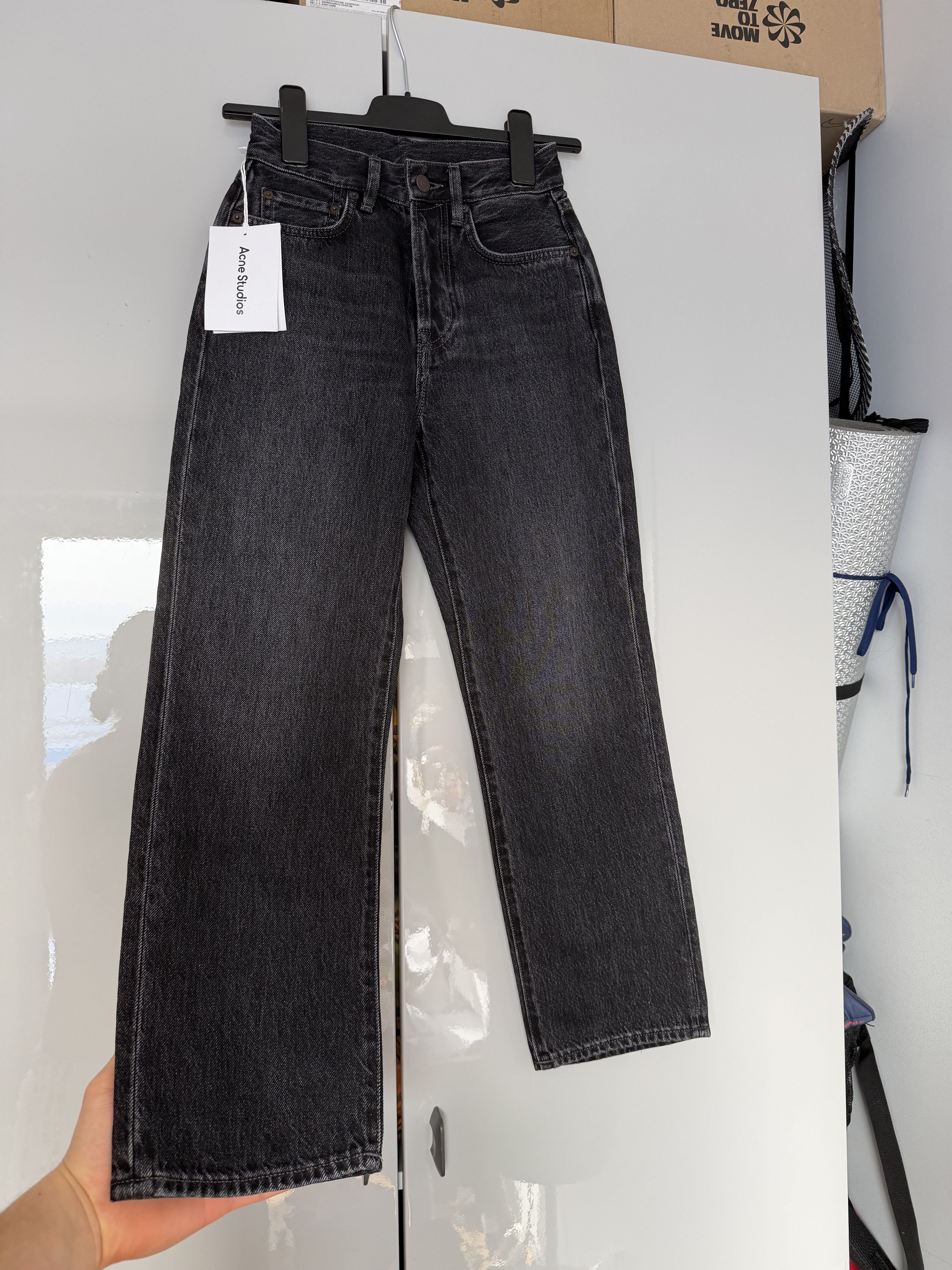 Acne Studios Acne Studios Mece Vintage Black denim pants Size 24" / US 00 / IT 34 - 1 Thumbnail