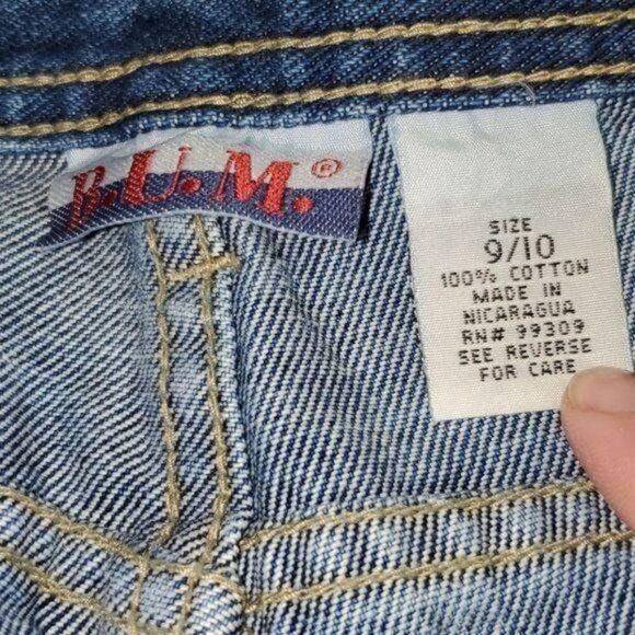 Designer B.U.M. Equipment Vintage Jeanswear Sz 9/10 (32) High Waisted Size 32" / US 10 / IT 46 - 5 Thumbnail