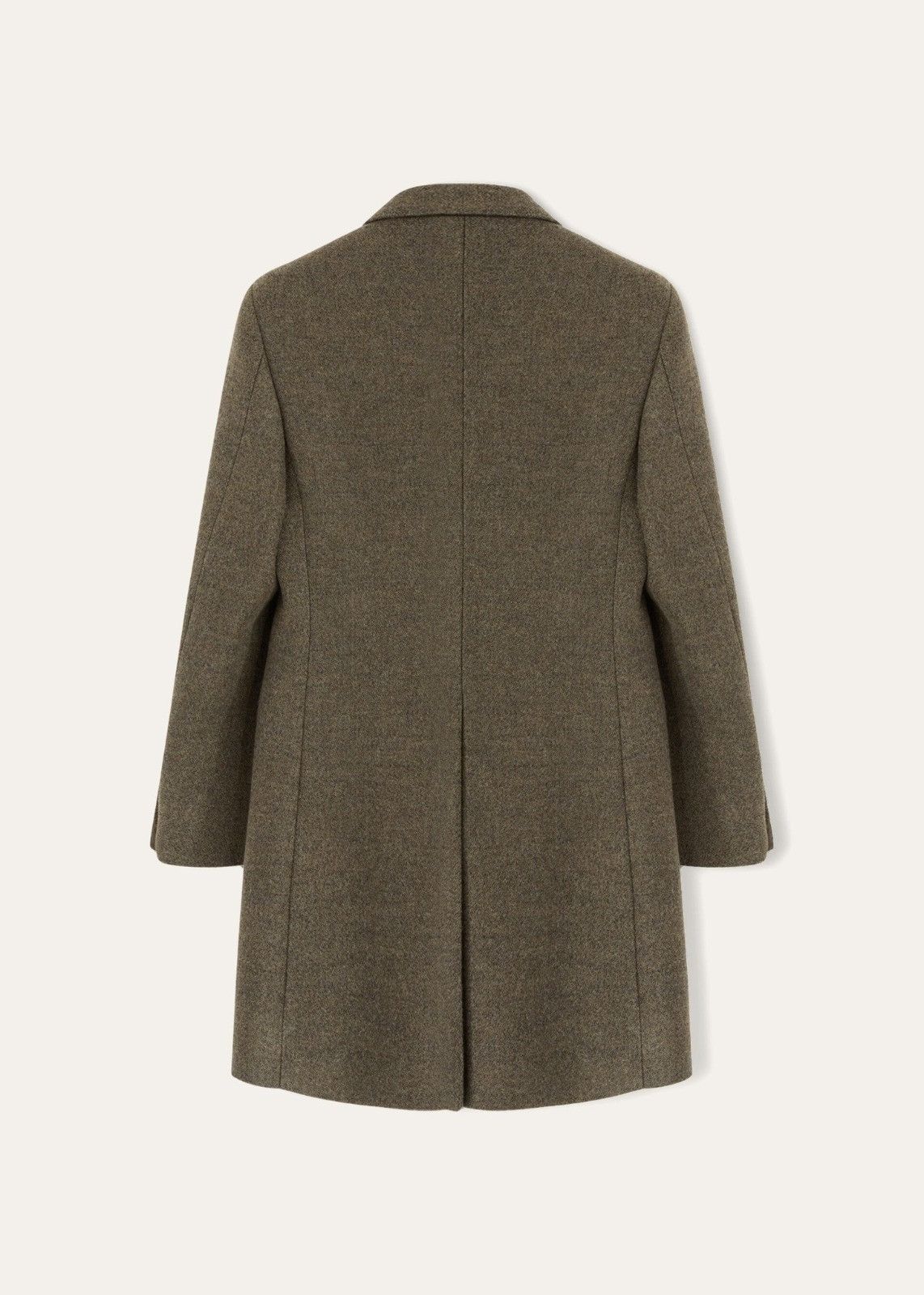 Loro Piana o1srvl11e1124 Torino Felted Wool Overcoat in Brown Size US S / EU 44-46 / 1 - 2 Thumbnail