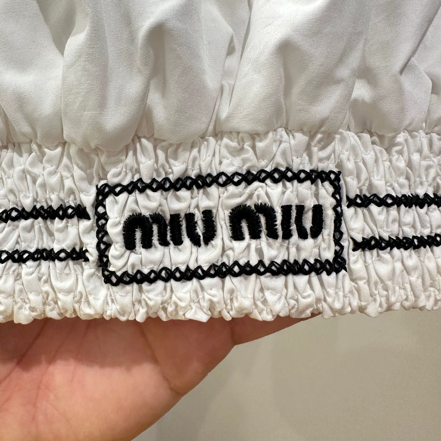 Miu Miu MIU MIU may729 Slogan Letter Knit Tank Top Cotton 36 Size XS / US 0-2 / IT 36-38 - 6 Thumbnail