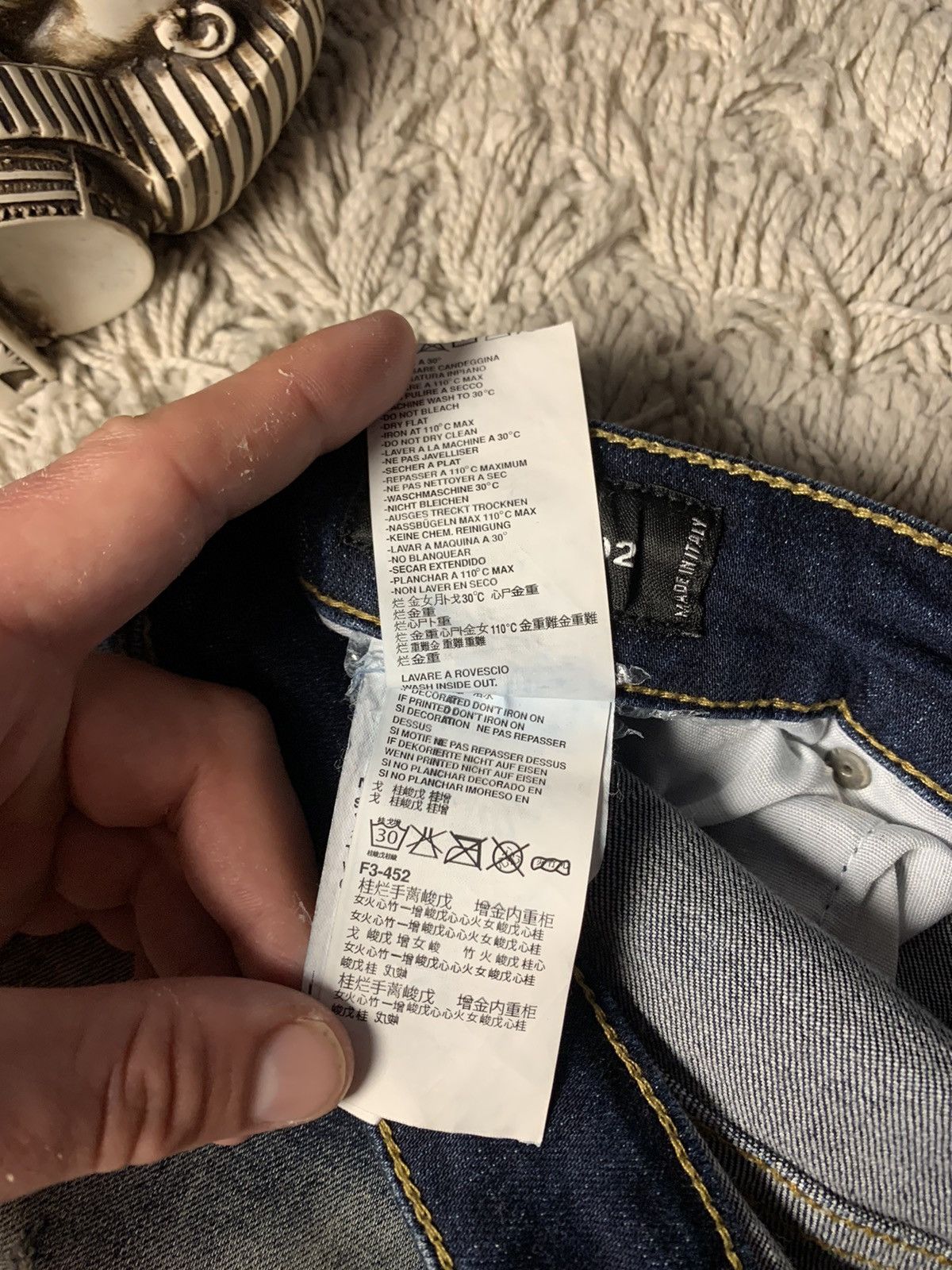Dsquared2 × Vintage Dsquared2 distressed denim pants Size US 34 / EU 50 - 15 Thumbnail