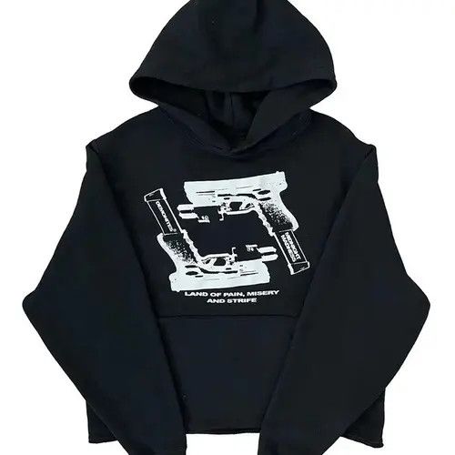 VIBE Punk Gothic Harajuku style hoodie Y2K American pullover Size US XL / EU 56 / 4 - 3 Thumbnail
