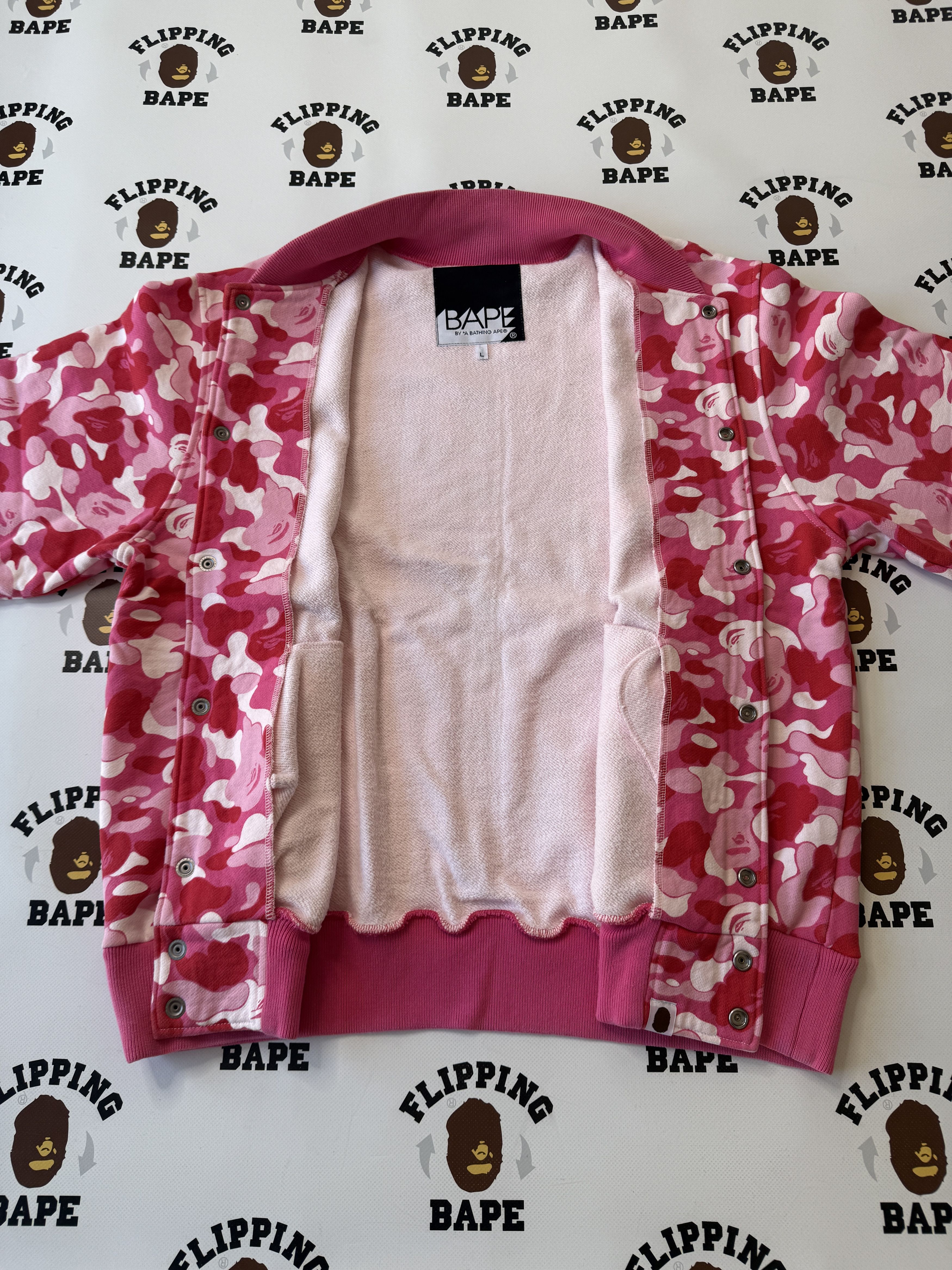 Bape BAPE NIGO FAVORITE SHOP ABC CAMO SWEAT VARSITY JACKET (2008) Size US L / EU 52-54 / 3 - 4 Thumbnail