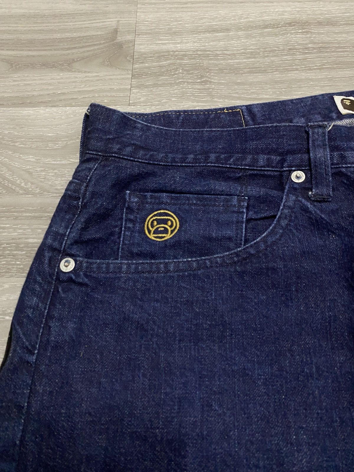 Bape RARE VINTAGE - BAPE BABY MILO EMBROIDERED LOGO Y2K PANTS Size US 39 - 4 Thumbnail