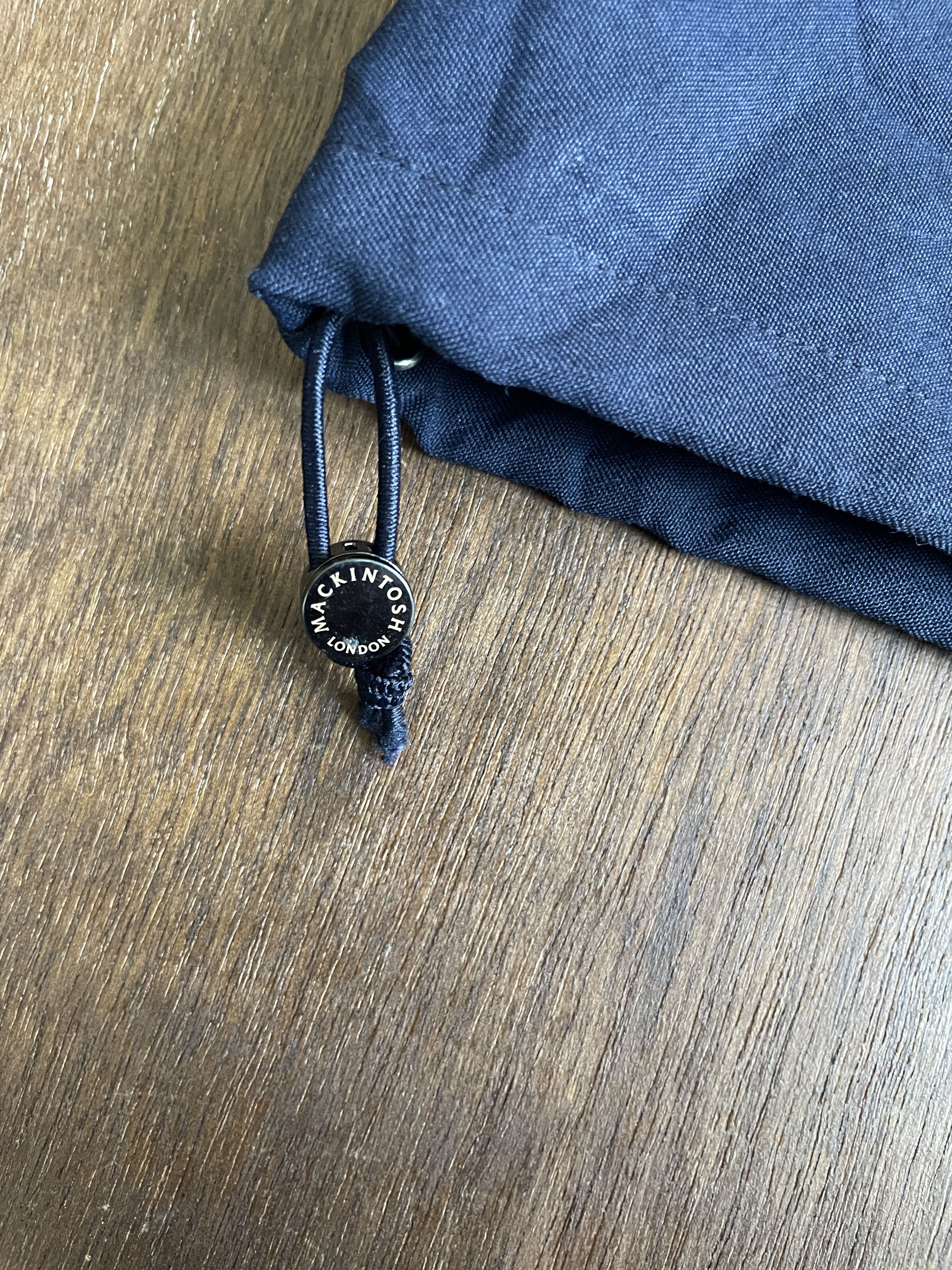 Mackintosh Mackintosh London Navy Hooded Jacket Zip Front Lightweight Size US M / EU 48-50 / 2 - 4 Thumbnail