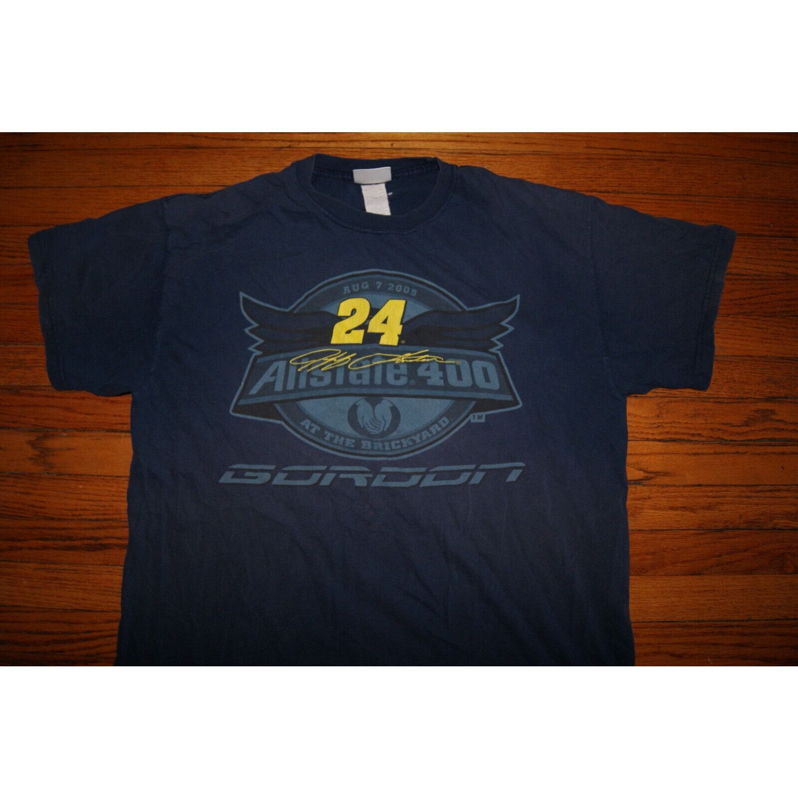 Chase Authentics Brickyard 400 Allstate 05 TShirt Men XL Gordan 2 Side NASCAR Size US XL / EU 56 / 4 - 2 Thumbnail