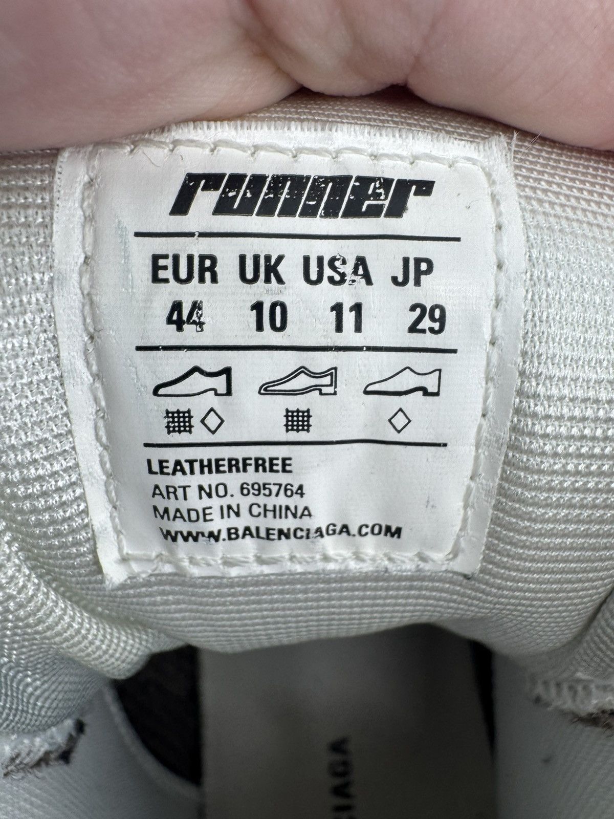 Balenciaga Balenciaga Runner High Size 44 Authentic Size US 11 / EU 44 - 6 Thumbnail