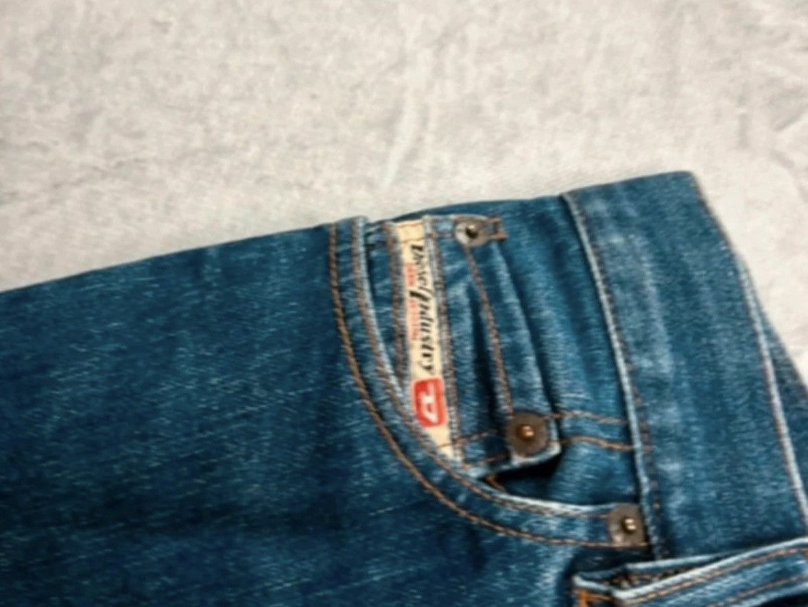 Diesel VINTAGE DIESEL BOOTCUT FLARED DENIM JEANS WASHED RETRO Size 29" - 6 Thumbnail