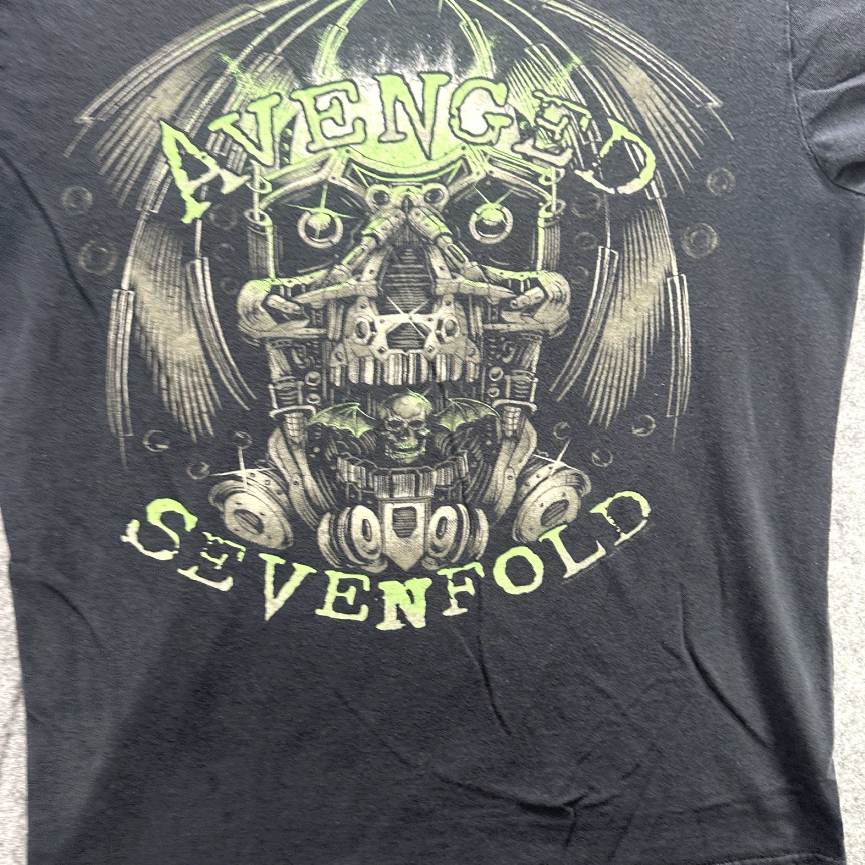 Vintage Avenged Sevenfold Shirt Mens Medium Black Band Tee Graphic Metal Rock Concert Size US M / EU 48-50 / 2 - 3 Thumbnail
