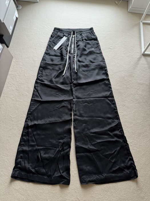 Rick Owens NEW | SS23 EDFU BELA WIDE LEG PANTS SIZE 48 BLACK CUPRO