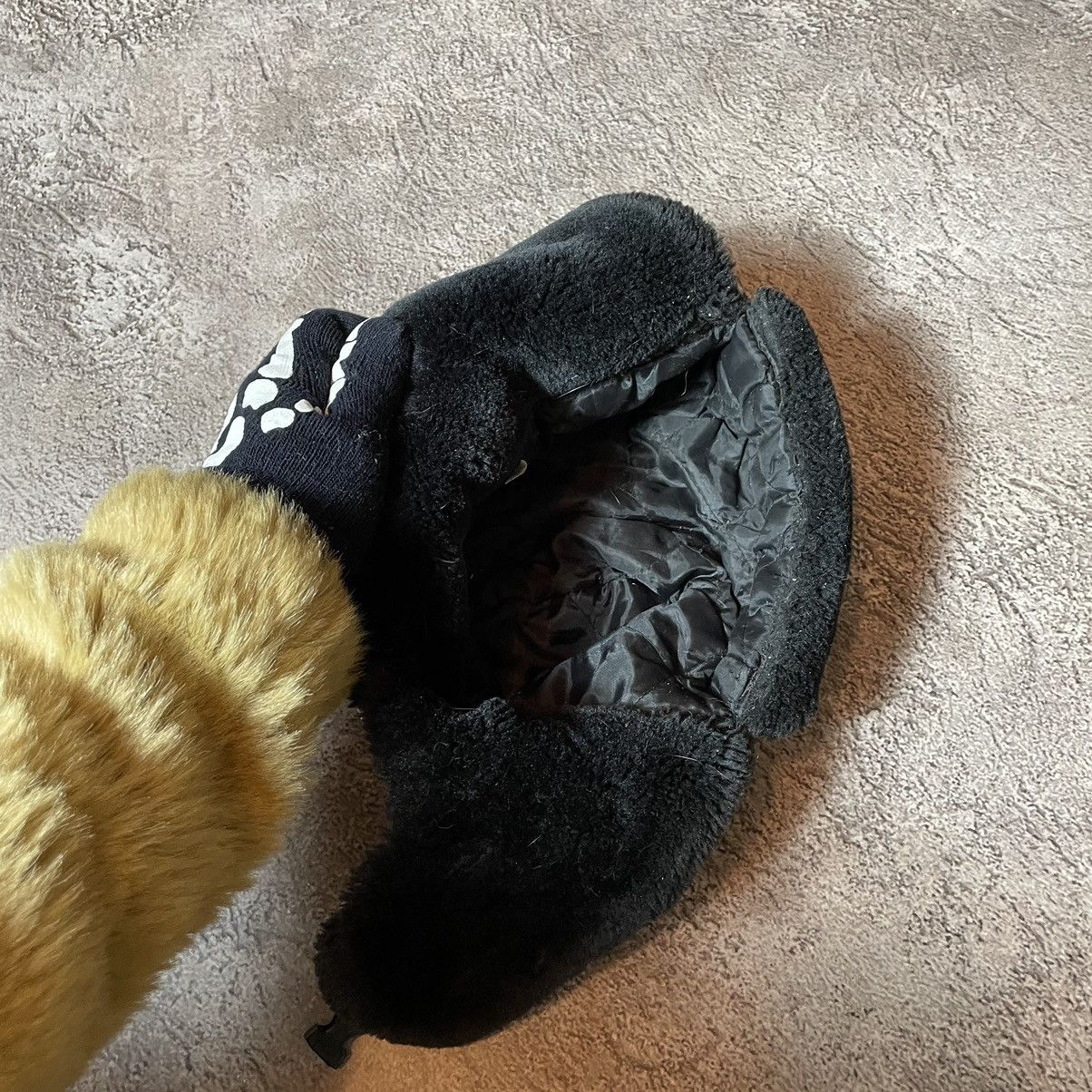 Vintage Vintage 90s Leopard Print Faux Fur Ushanka Beanie Grunge OS Size ONE SIZE - 5 Thumbnail