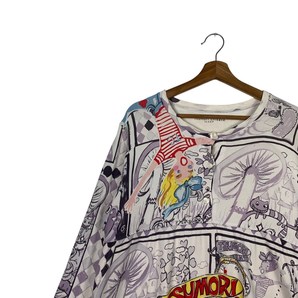 Tsumori Chisato TSUMORI CHISATO Sleep Fullprint Big Logo T Shirt #2083-C91 Size M / US 6-8 / IT 42-44 - 7 Thumbnail