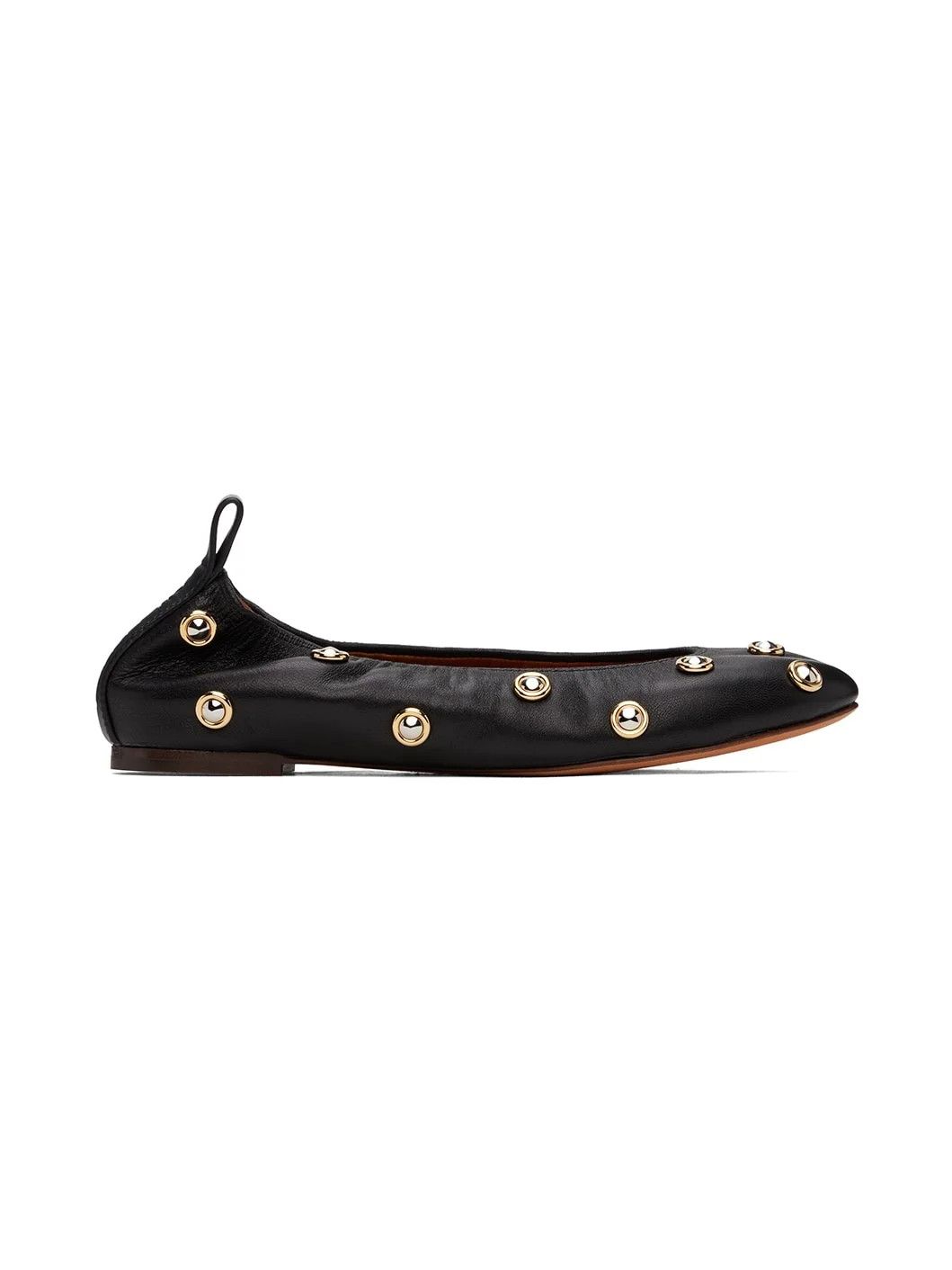 Lanvin o1y0326 Ballet Flats in Black Size US 8 / IT 38 - 1 Thumbnail