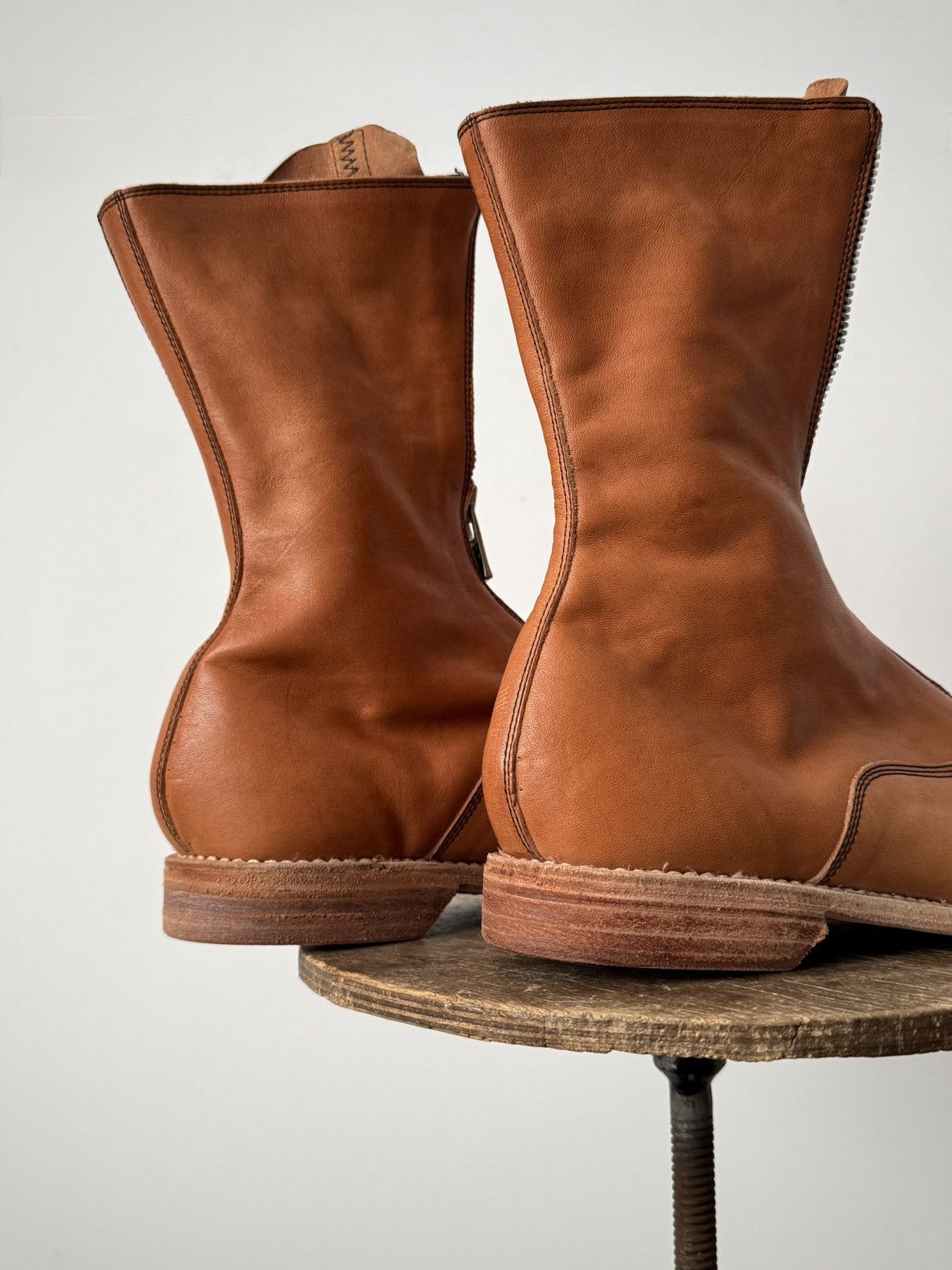 Guidi Guidi '310' Soft Horse Ankle Boots Size US 7 / EU 40 - 6 Thumbnail