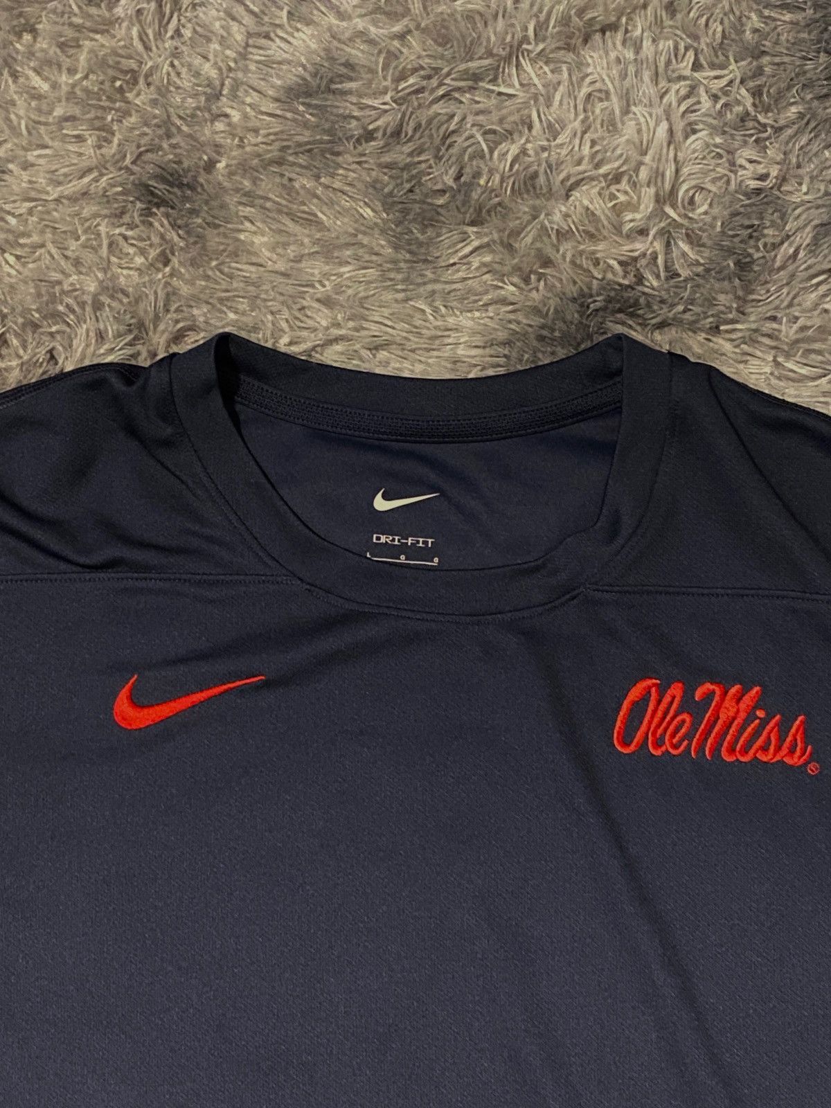 Nike Nike Ole Miss Long Sleeve Size US L / EU 52-54 / 3 - 2 Thumbnail