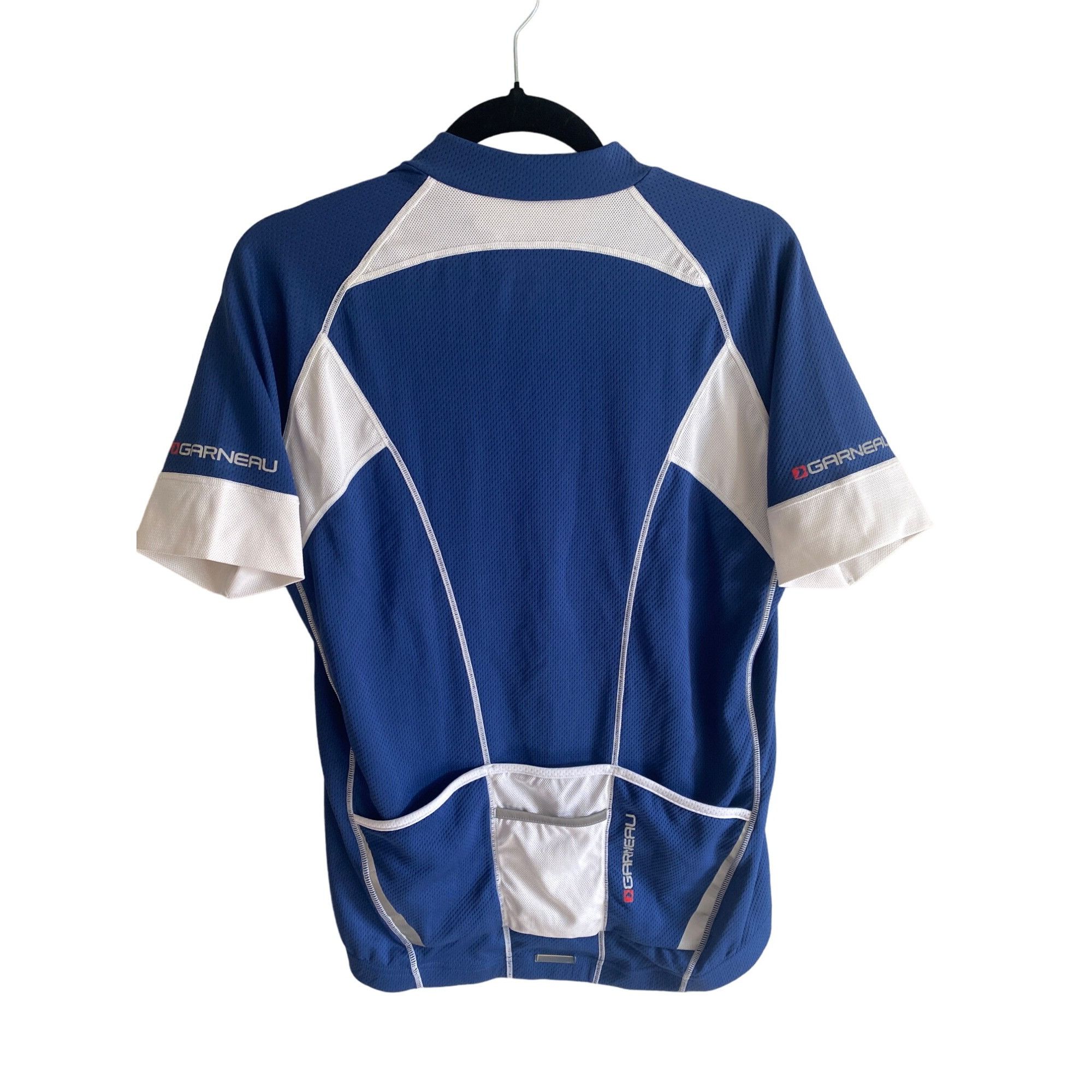 Other Louis Garneau Cycling Jersey Men’s XL Blue/White Full Zip Sh Size US XL / EU 56 / 4 - 9 Thumbnail
