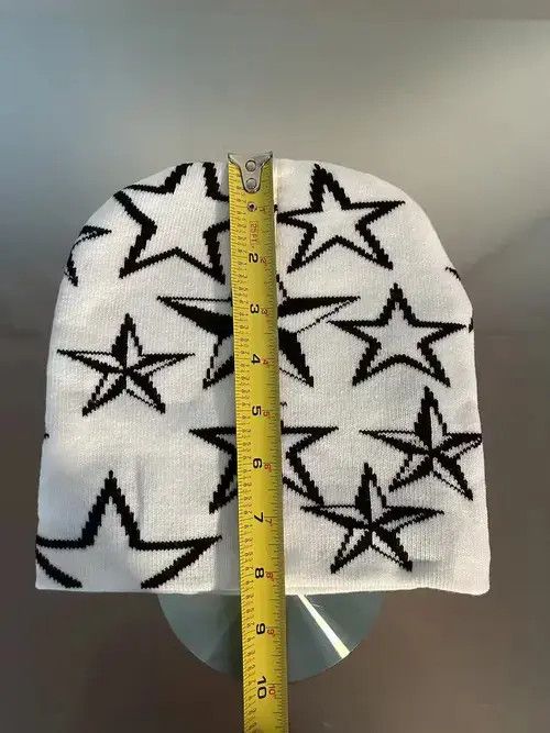 Other Y2K Star Beanie (white) Size ONE SIZE - 4 Thumbnail