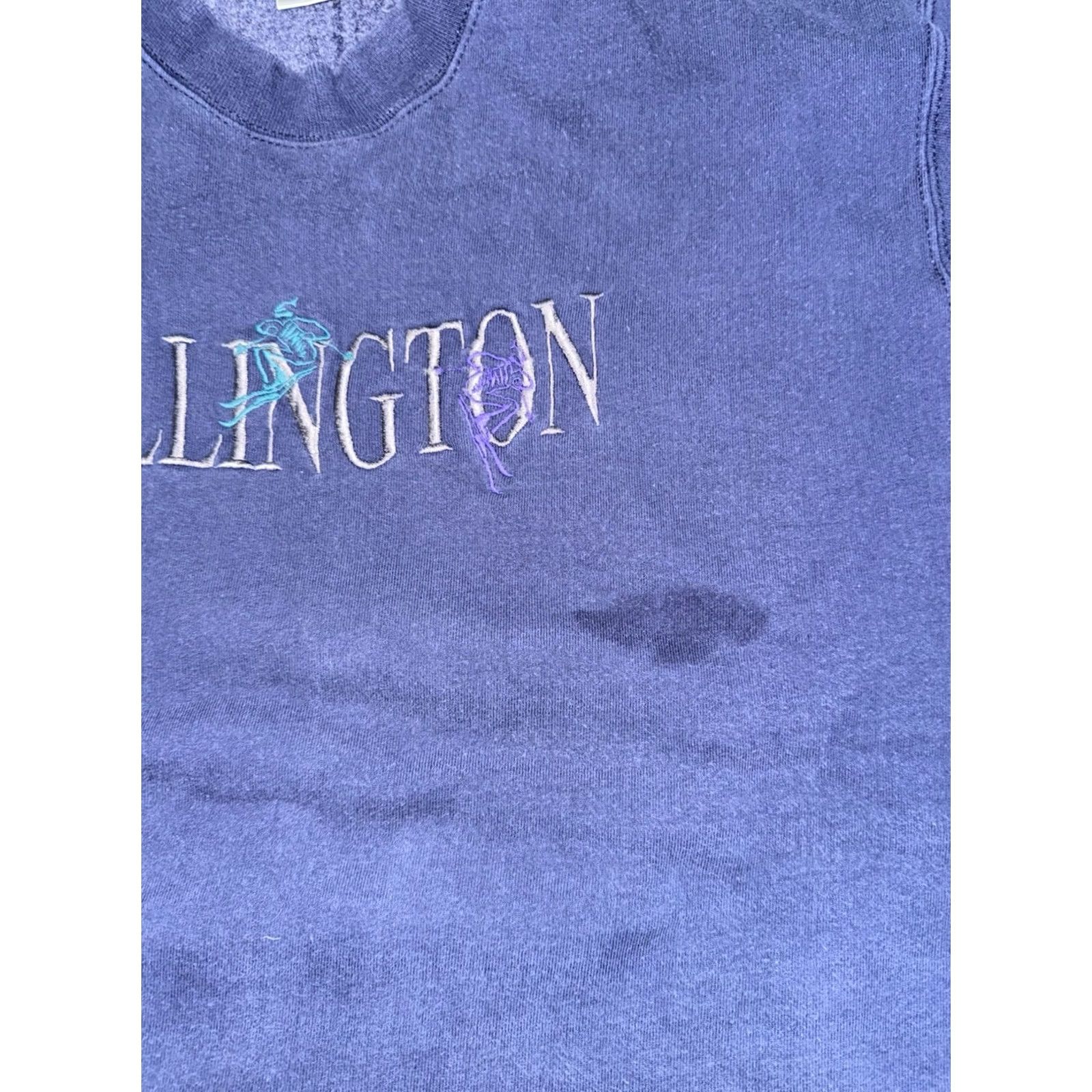 Fruit Of The Loom Vintage Killington Vermont Ski Navy Blue Crewneck Sweatshirt XL Long Sleeve Size US XL / EU 56 / 4 - 3 Thumbnail