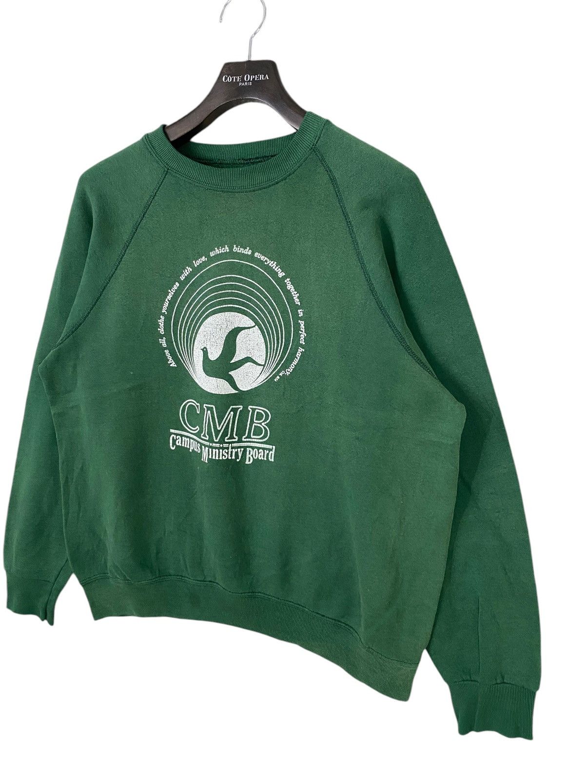 Vintage Vtg 80s campus ministry board sweatshirt crewneck sunfaded Size US L / EU 52-54 / 3 - 3 Thumbnail