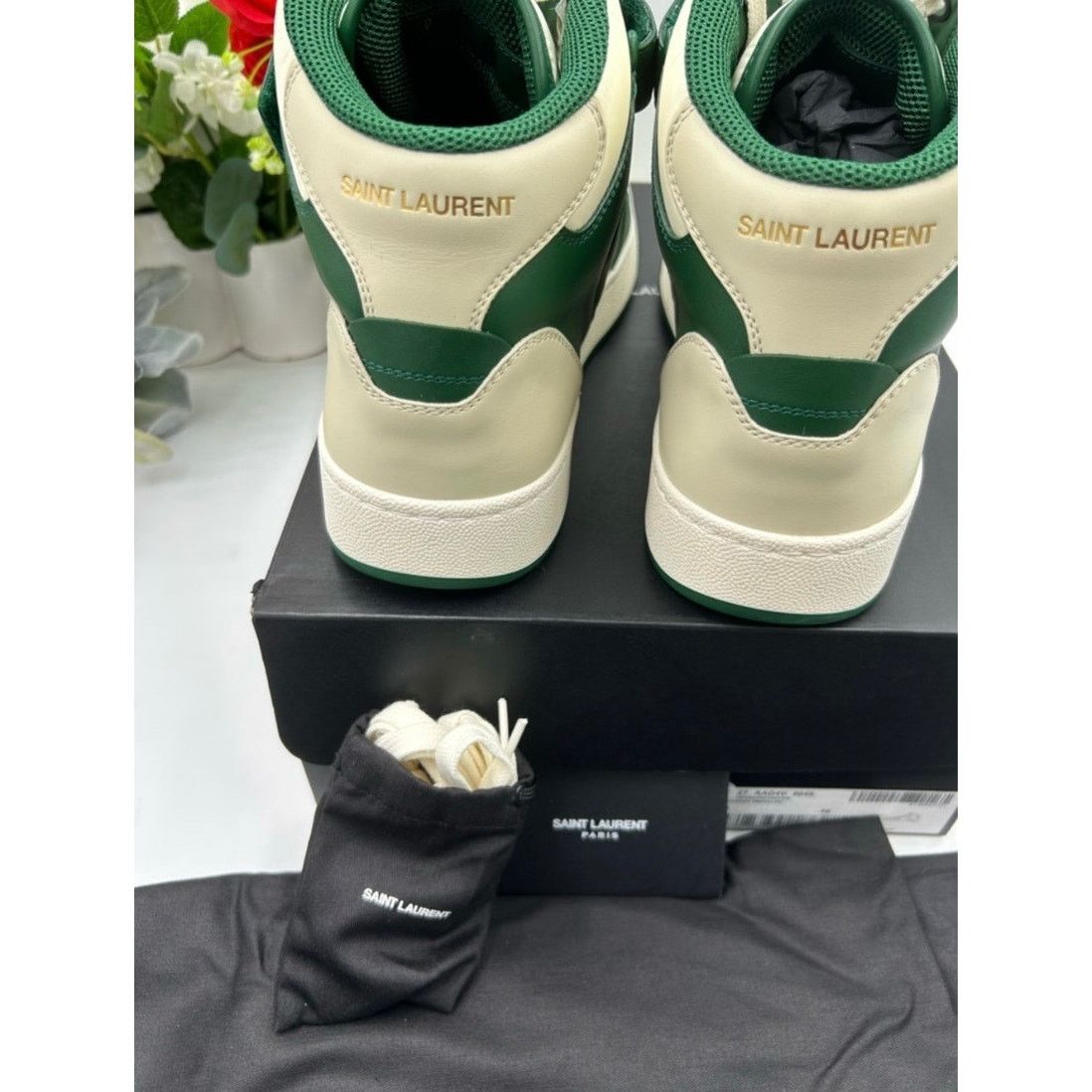 Saint Laurent Paris Saint Laurent LAX leather high top sneakers size 46/13 US Size US 13 / EU 46 - 9 Thumbnail