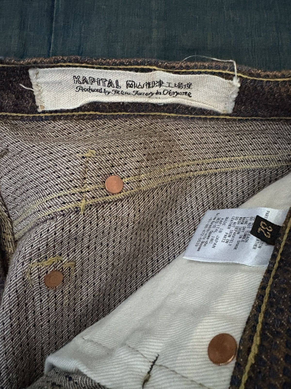 Kapital Kountry Kapital Century Denim no. 5 monkey Cisco Size US 32 / EU 48 - 11 Thumbnail