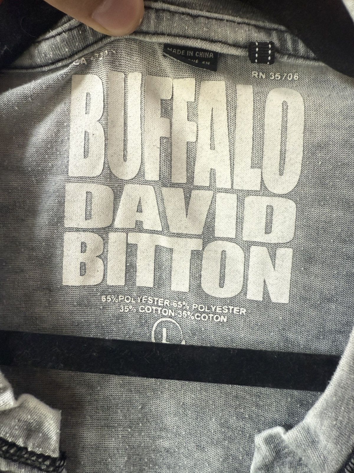 Buffalo David Bitton If Six Was Nine - Buffalo David Bitton - Y2K - long sleeve Size US L / EU 52-54 / 3 - 5 Thumbnail