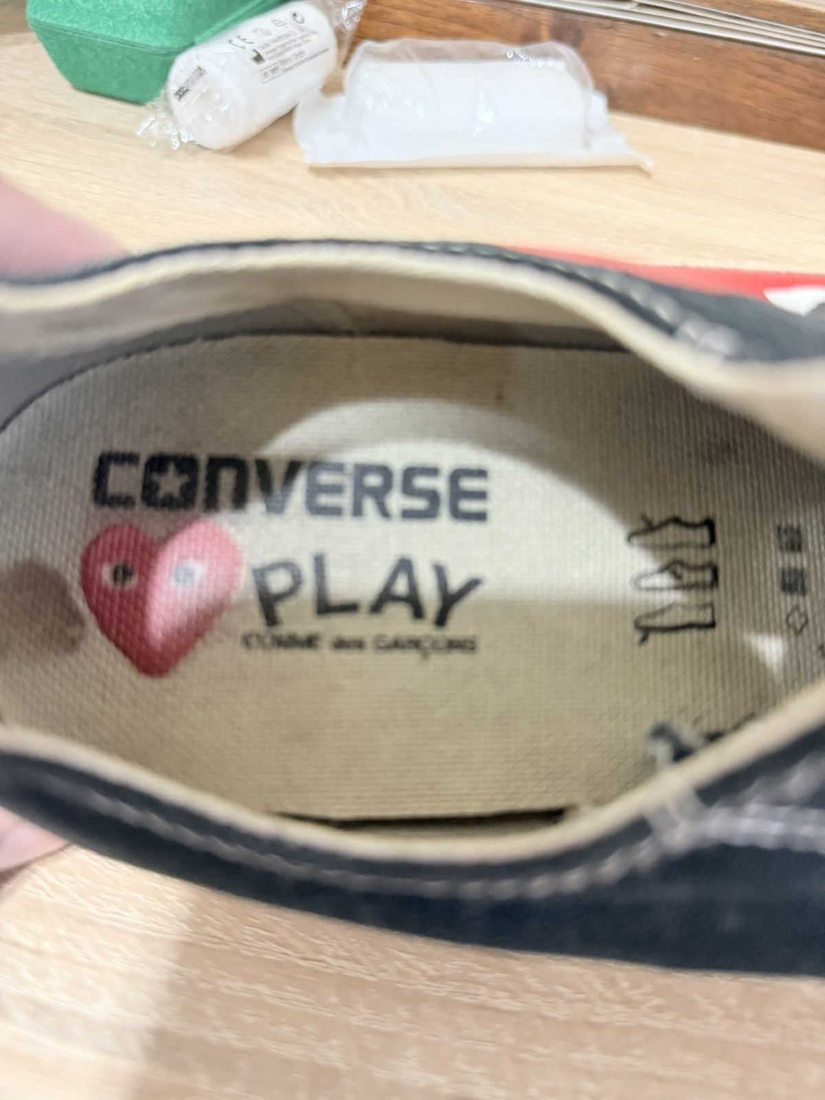 Comme des Garcons PLAY × Converse Very nice Size US 9 / EU 42 - 4 Thumbnail