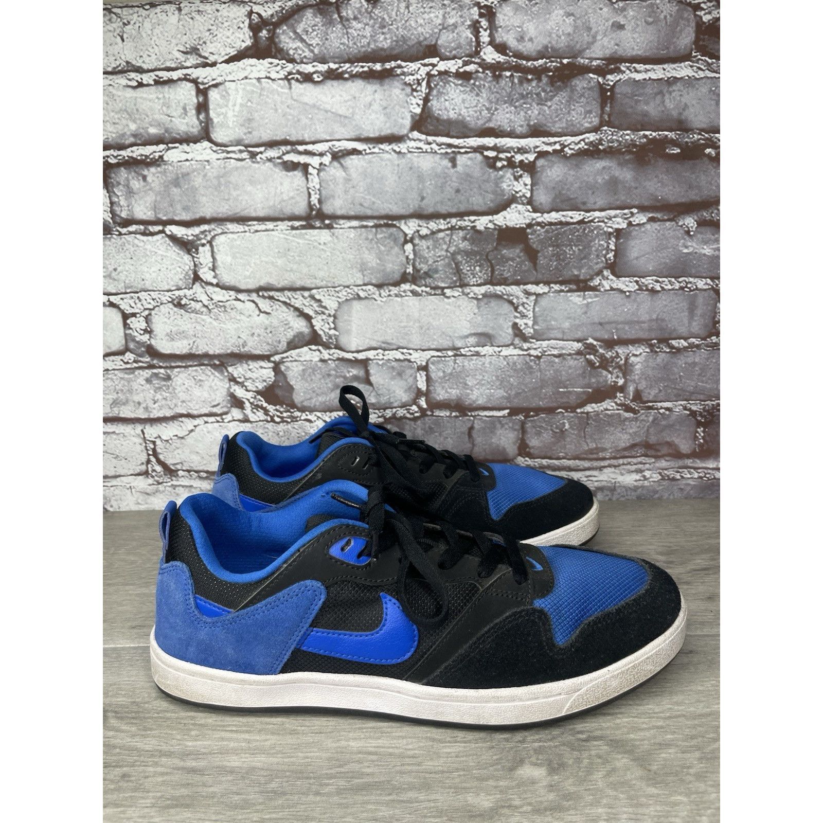 Nike Nike Alleyoop SB Royal Blue Black Synthetic Skate Shoes Men’ Size US 10.5 / EU 43-44 - 13 Thumbnail