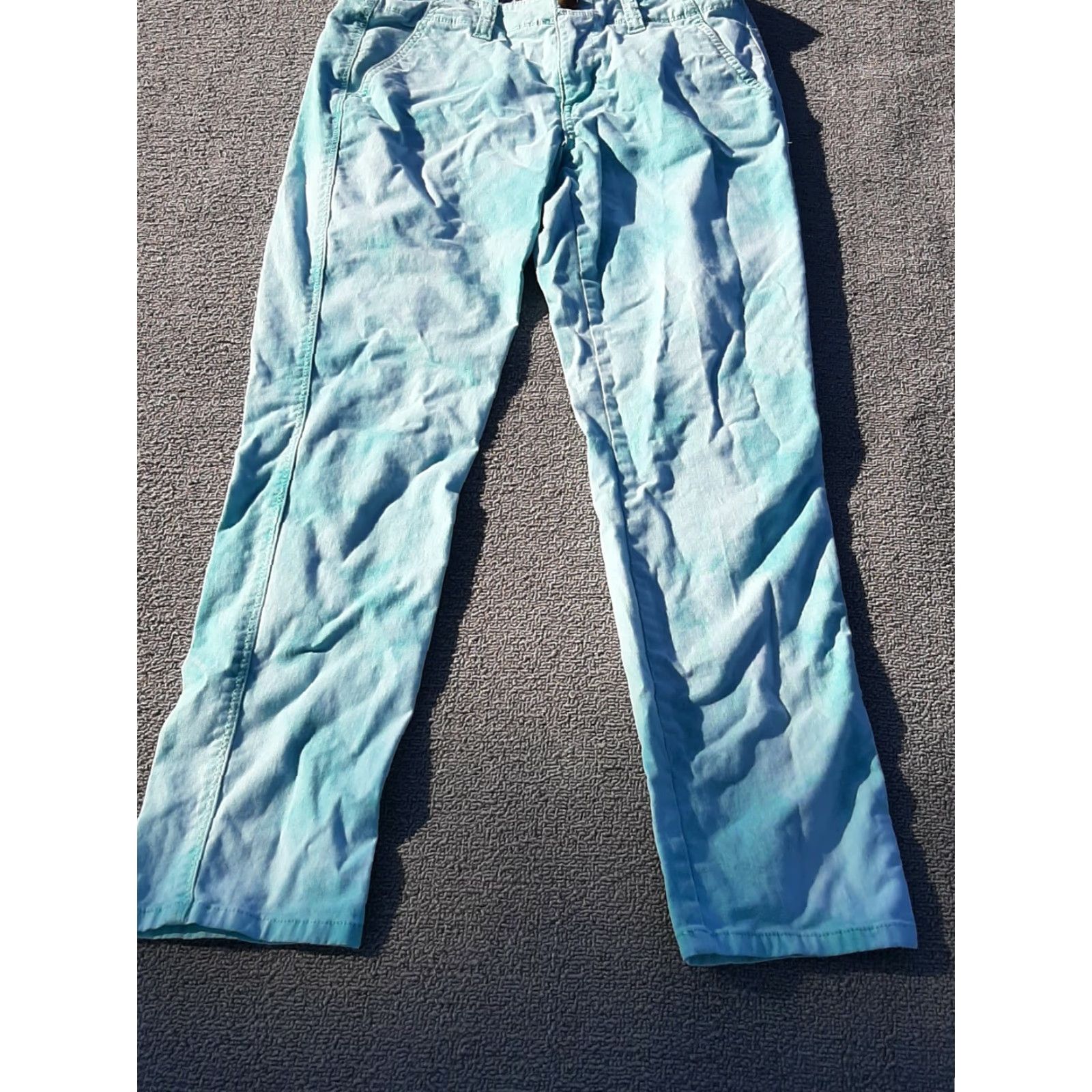 American Eagle Outfitters WOMENS American Eagle JEANS Denim Stretch SIZE 4 Tie Dye pattern Size 27" / US 4 / IT 40 - 2 Thumbnail