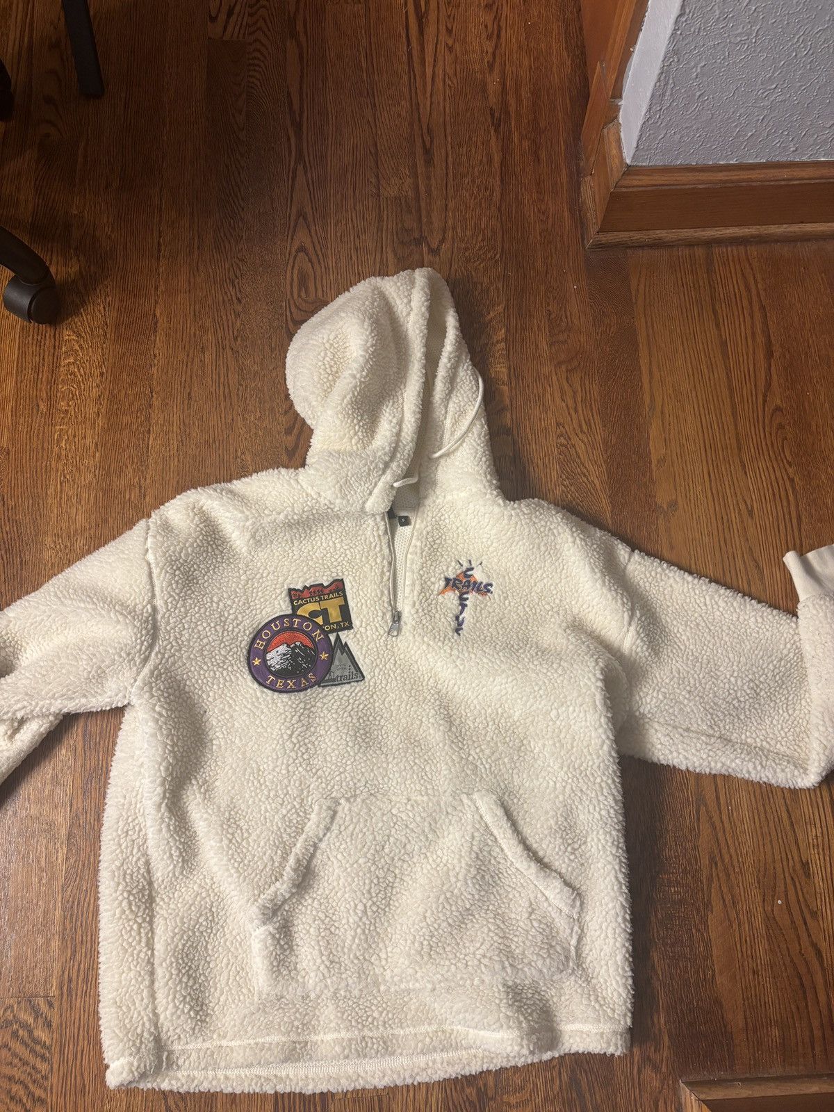 Other Cactus Jack Sherpa Fleece Half- Zip jacket with Hoodie Size US S / EU 44-46 / 1 - 1 Thumbnail