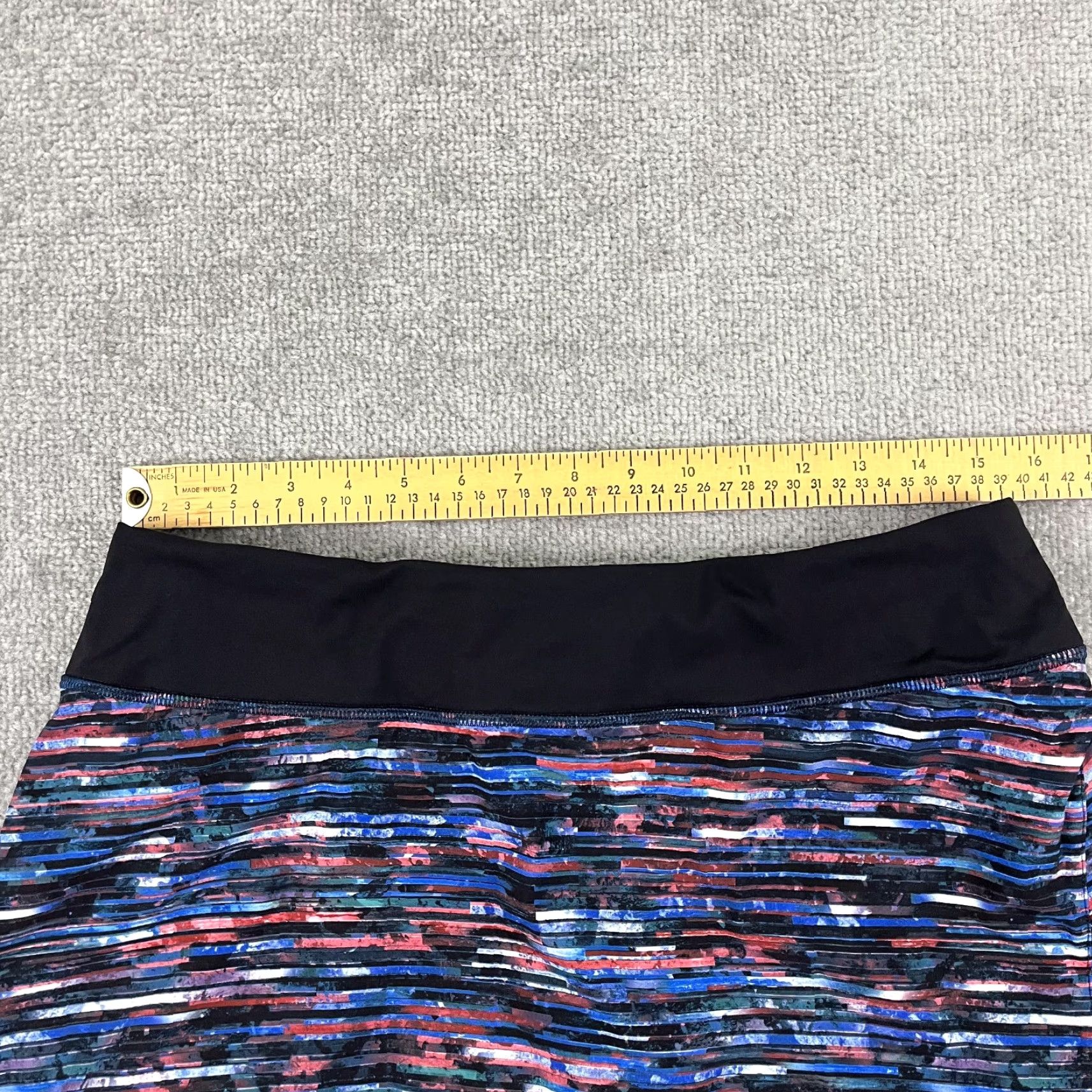 Lululemon Lululemon Play Off The Pleats Skirt Skort Women Size 10/12 Hinshu Alpine Running Multicolor Geometric Pattern Athletic Activewear Casual Womens Size 32" / US 10 / IT 46 - 5 Thumbnail