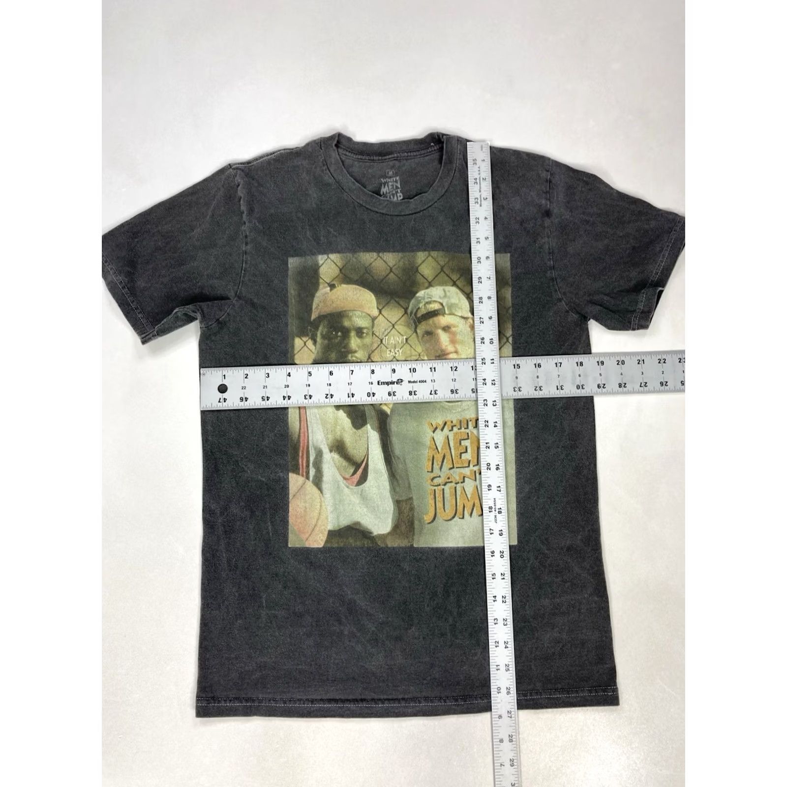 Ripple Junction VINTAGE White Men Can't Jump Movie Graphic T-shirt Women Medium Black Wash Short Sleeve Size M / US 6-8 / IT 42-44 - 5 Thumbnail