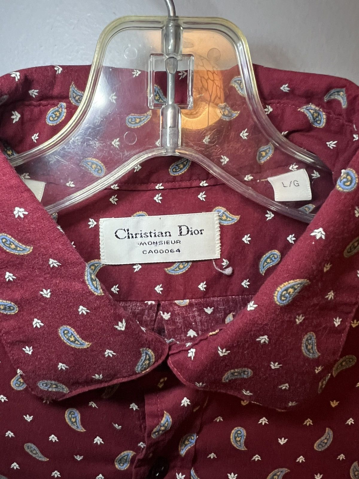 Christian Dior Monsieur Vintage Christian Dior Monsieur paisley button up longsleeve Size US L / EU 52-54 / 3 - 3 Thumbnail
