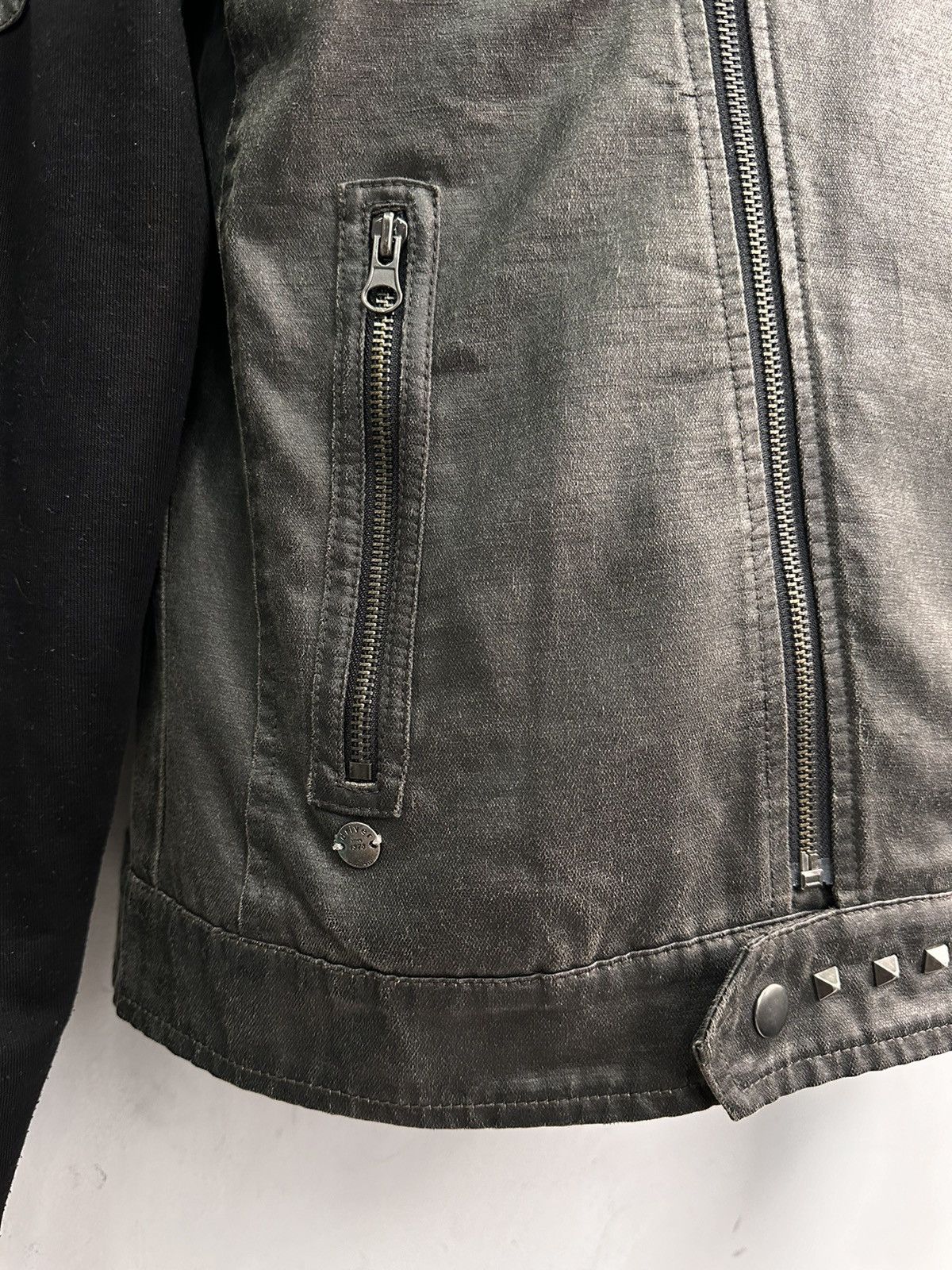 Diesel Rare Diesel Style Distressed Napolen Jacket Denim Avantgarde Size US S / EU 44-46 / 1 - 6 Thumbnail