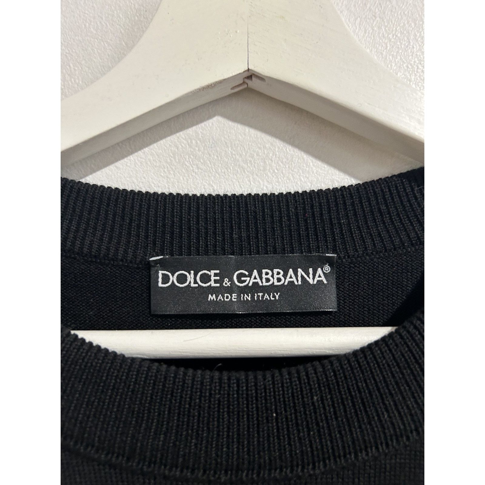 Dolce & Gabbana DOLCE & GABBANA BOX LOGO PULL OVER SWEATER SIZE 48 (US M) Size US M / EU 48-50 / 2 - 3 Thumbnail
