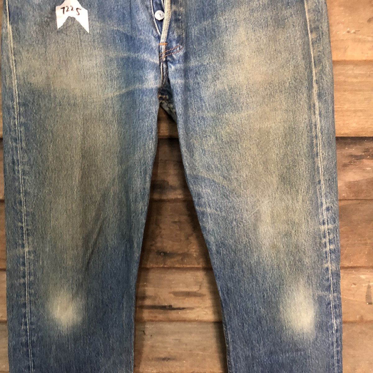 Levi's Levis Stauss & Co 501 Distressed Denim Pants #7325 Size US 32 / EU 48 - 7 Thumbnail