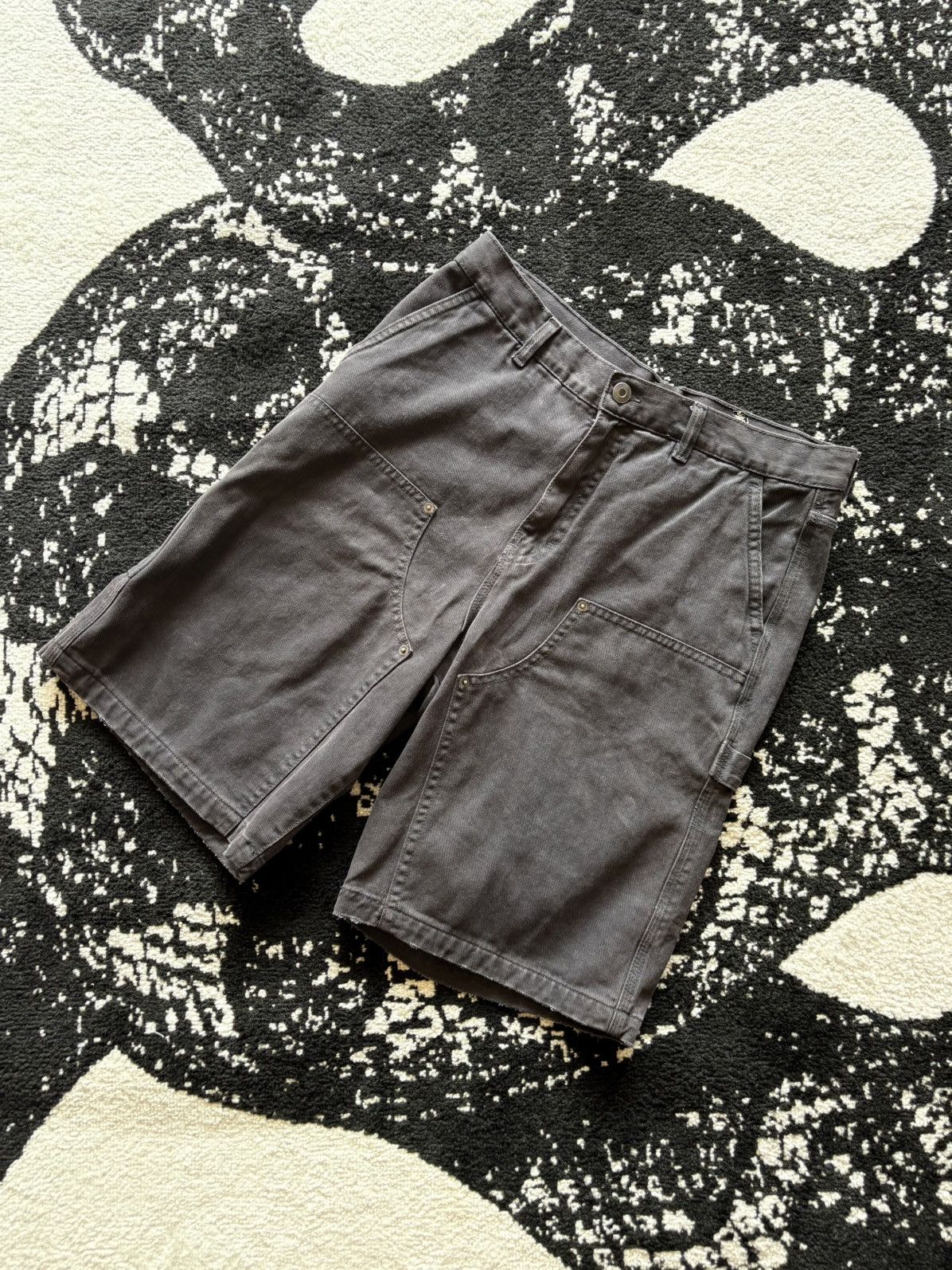 H&M Workwear carpenter shorts w/ faded wash Size US 34 / EU 50 - 1 Thumbnail