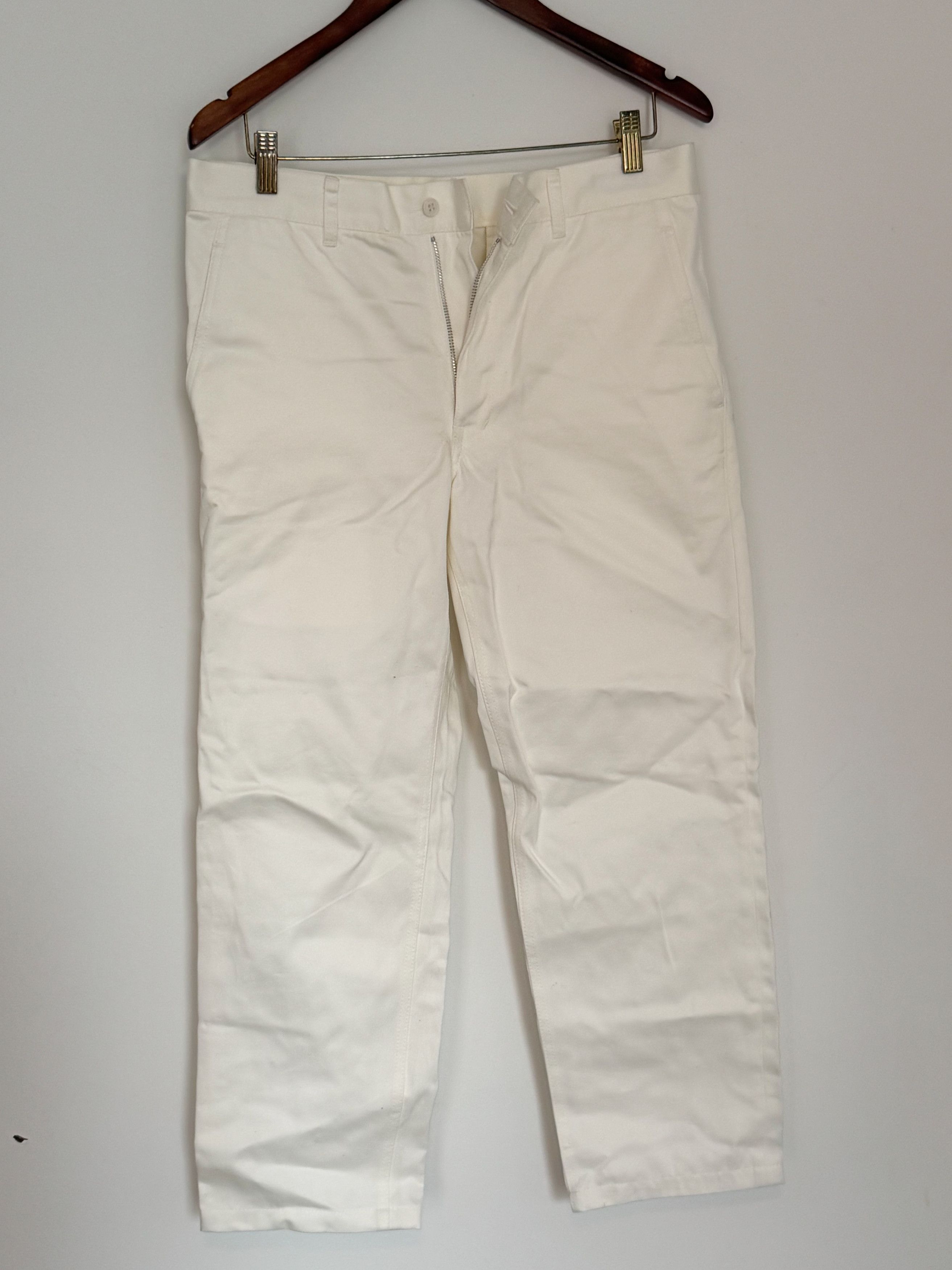 Comme Des Garcons Homme Plus White pants