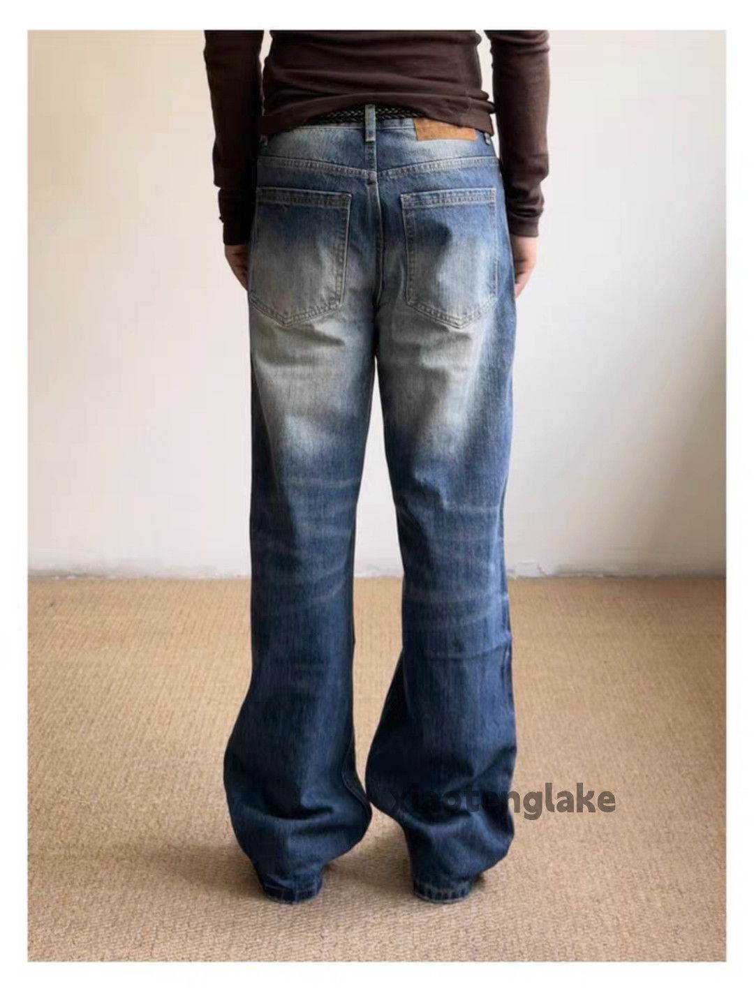 Jean zx washed faded cleanfit yuppie y2k flared jeans Size US 33 - 2 Thumbnail