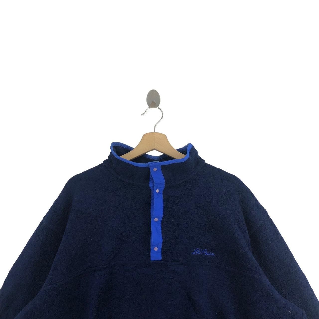 L.L. Bean Vintage L.L. BEAN USA Snap Button Fleece Jacket Windbreaker Size US XL / EU 56 / 4 - 3 Thumbnail