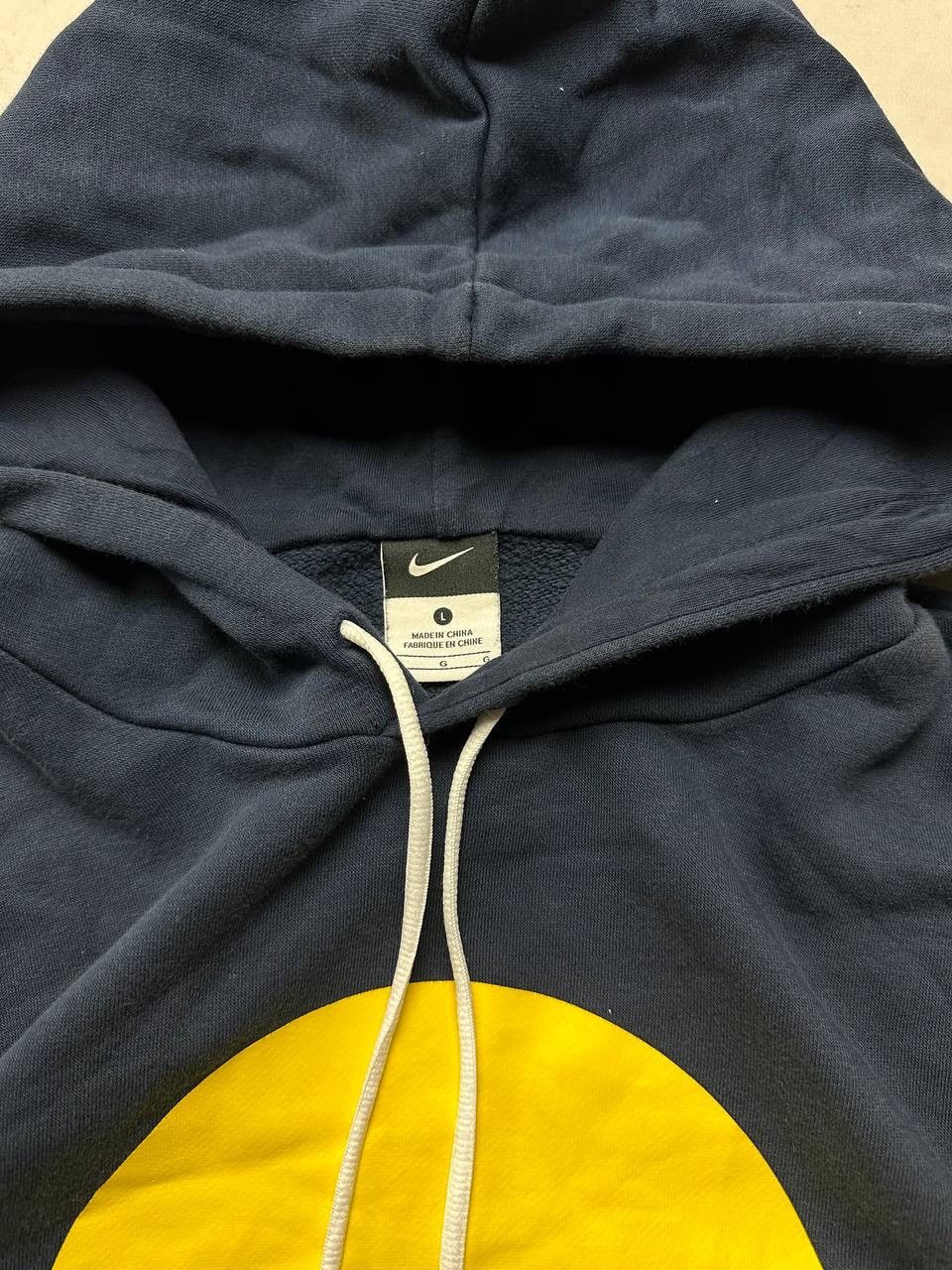 Nike × Vintage Vintage Nike Swoosh Football Boxy Hoodie Y2K L Size US L / EU 52-54 / 3 - 4 Thumbnail