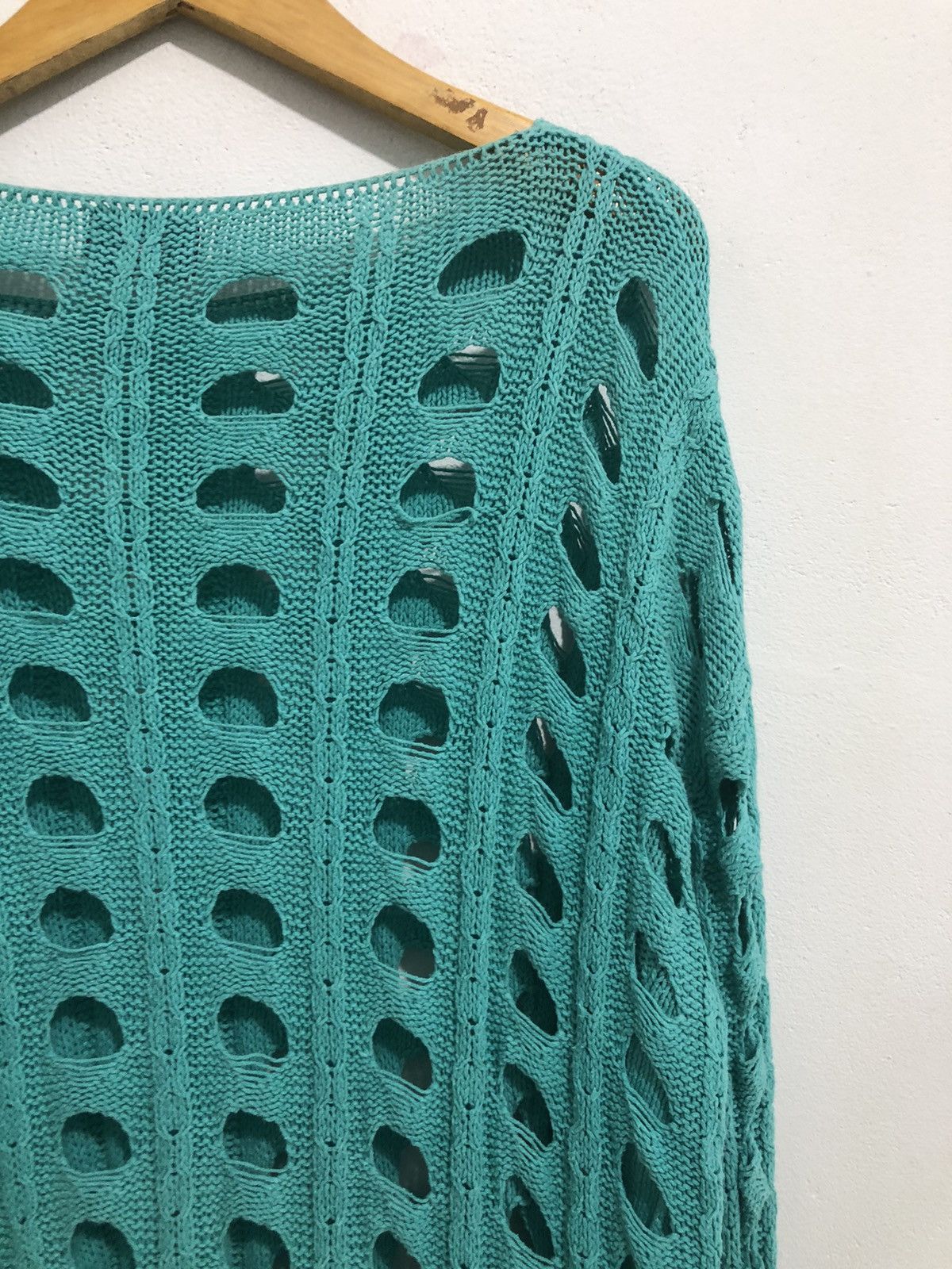 KMRii Japanese Distressed Open Knitted Fishnet Grunge Size US M / EU 48-50 / 2 - 8 Thumbnail